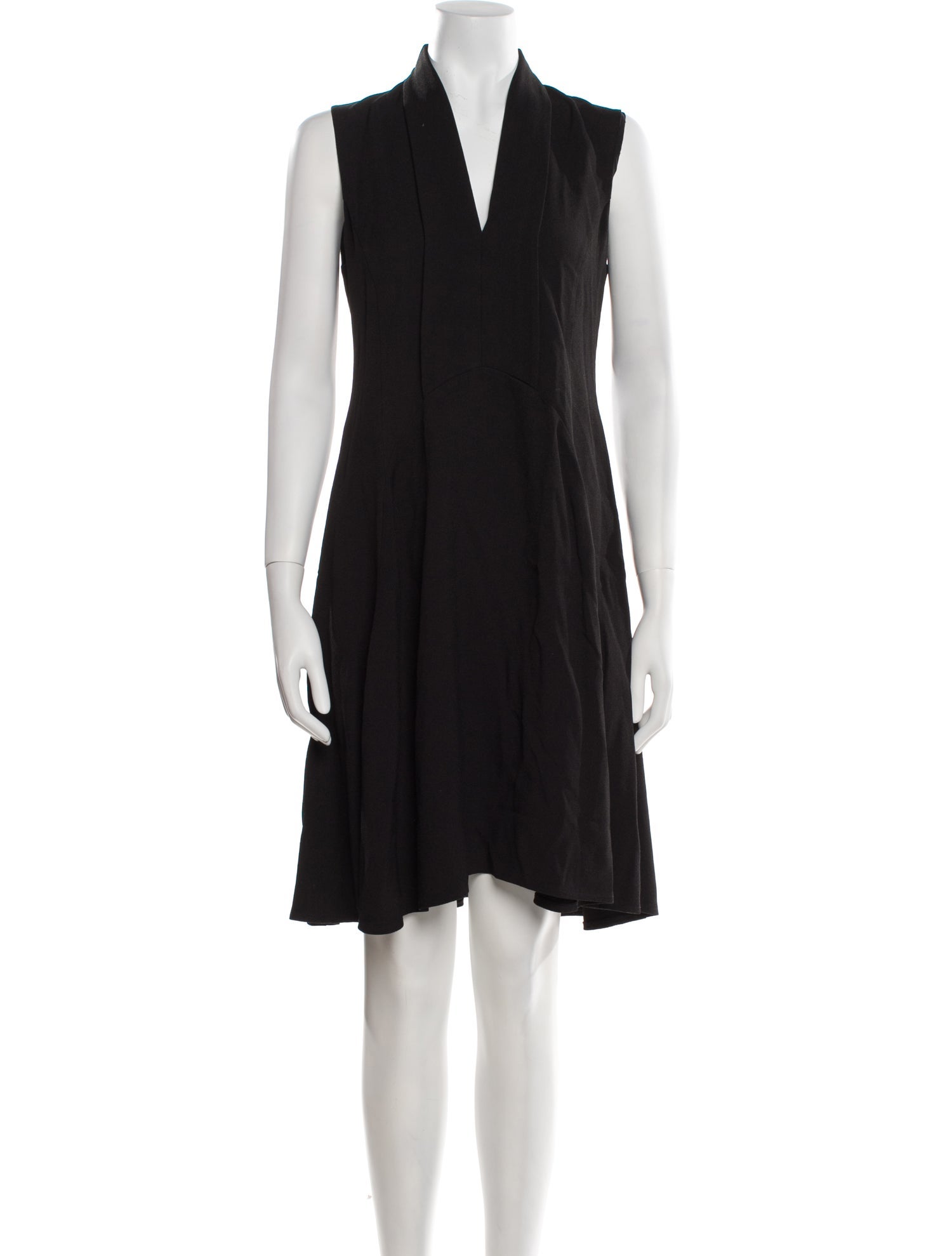 Derek Lam V-Neck Knee-Length Dress