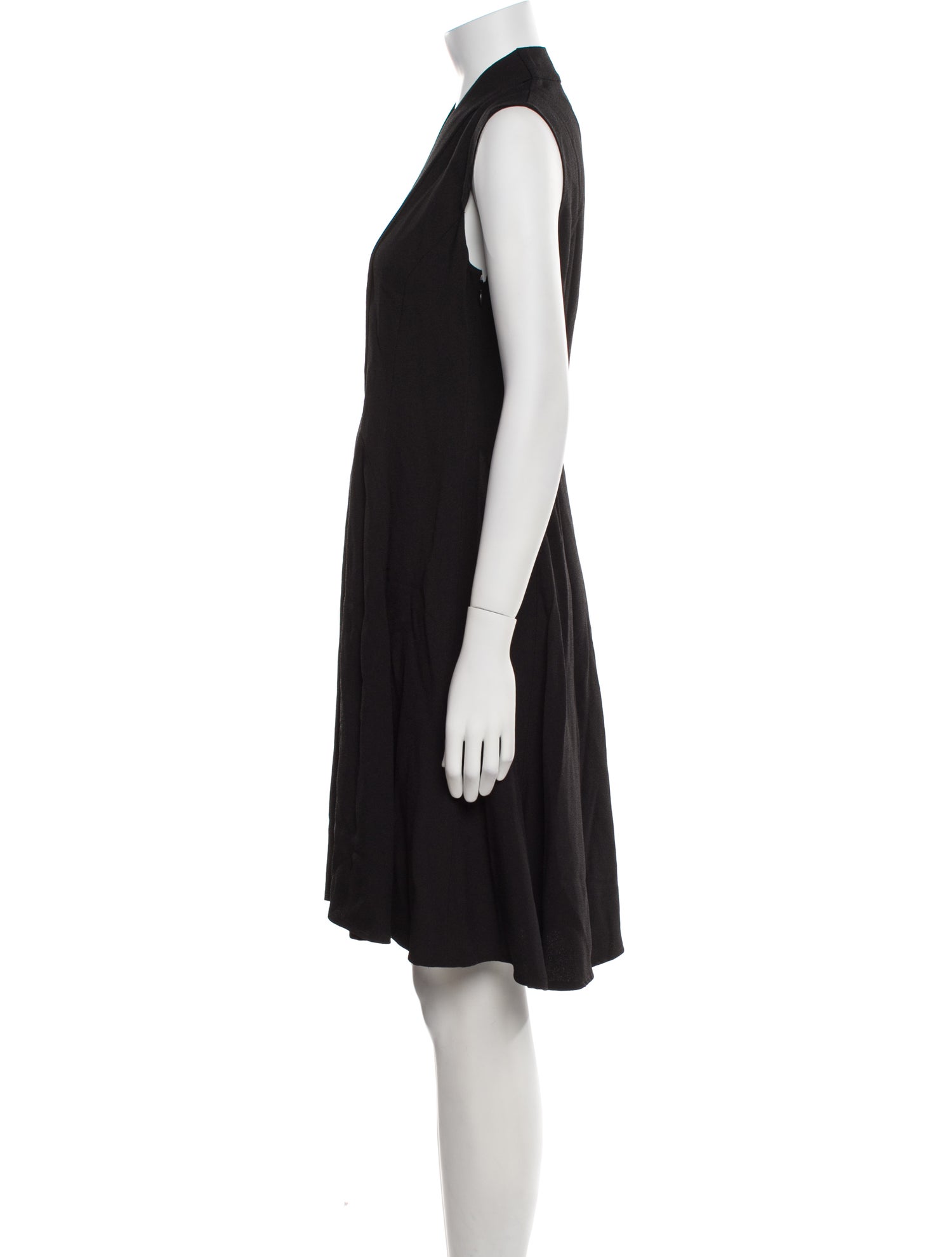Derek Lam V-Neck Knee-Length Dress