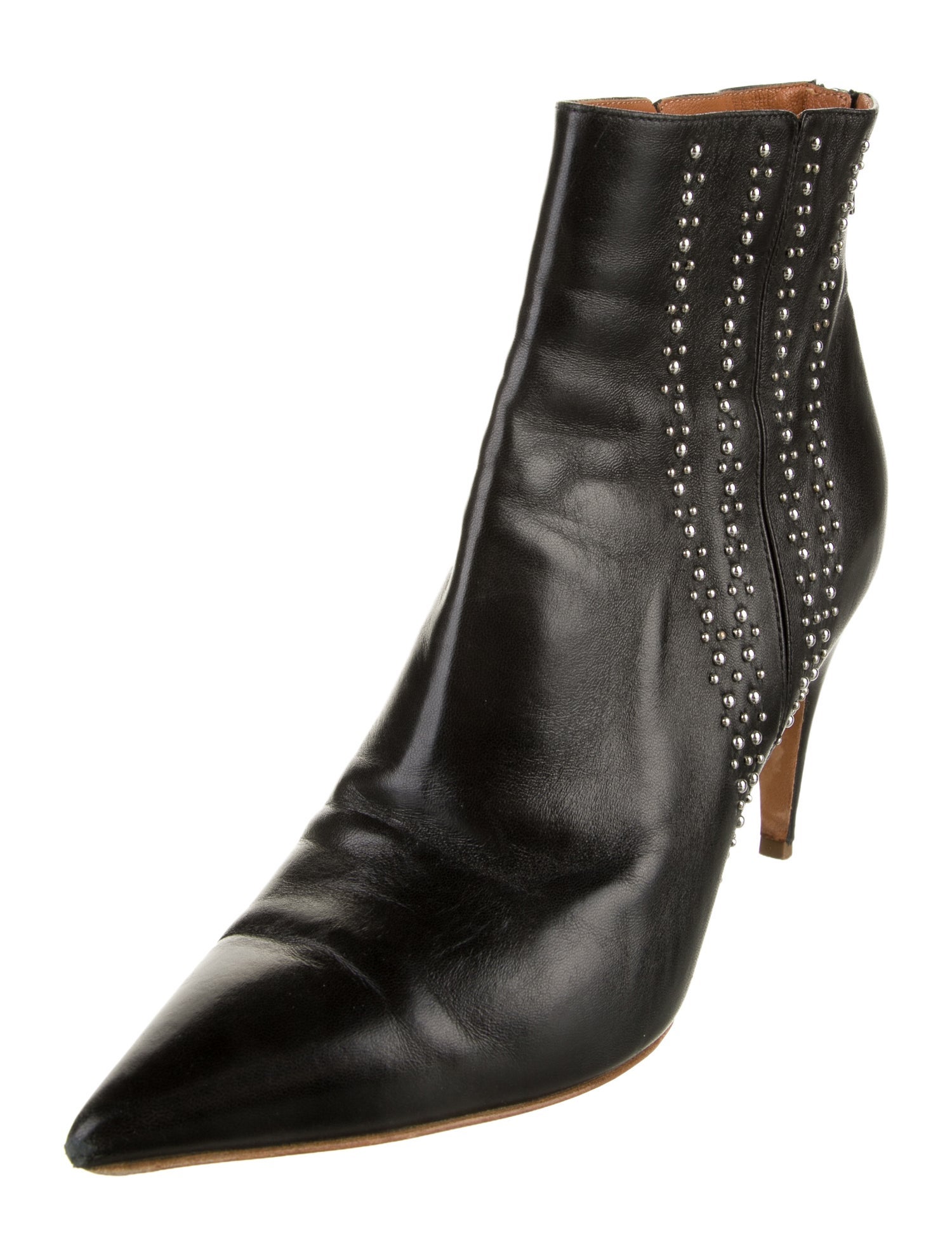 Derek Lam Leather Studded Accents Boots