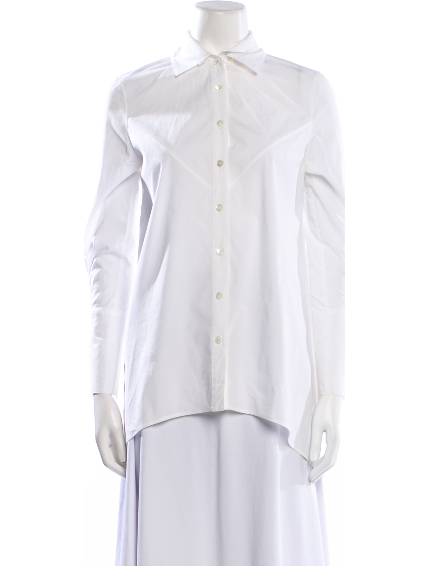 Derek Lam Long Sleeve Button-Up Top