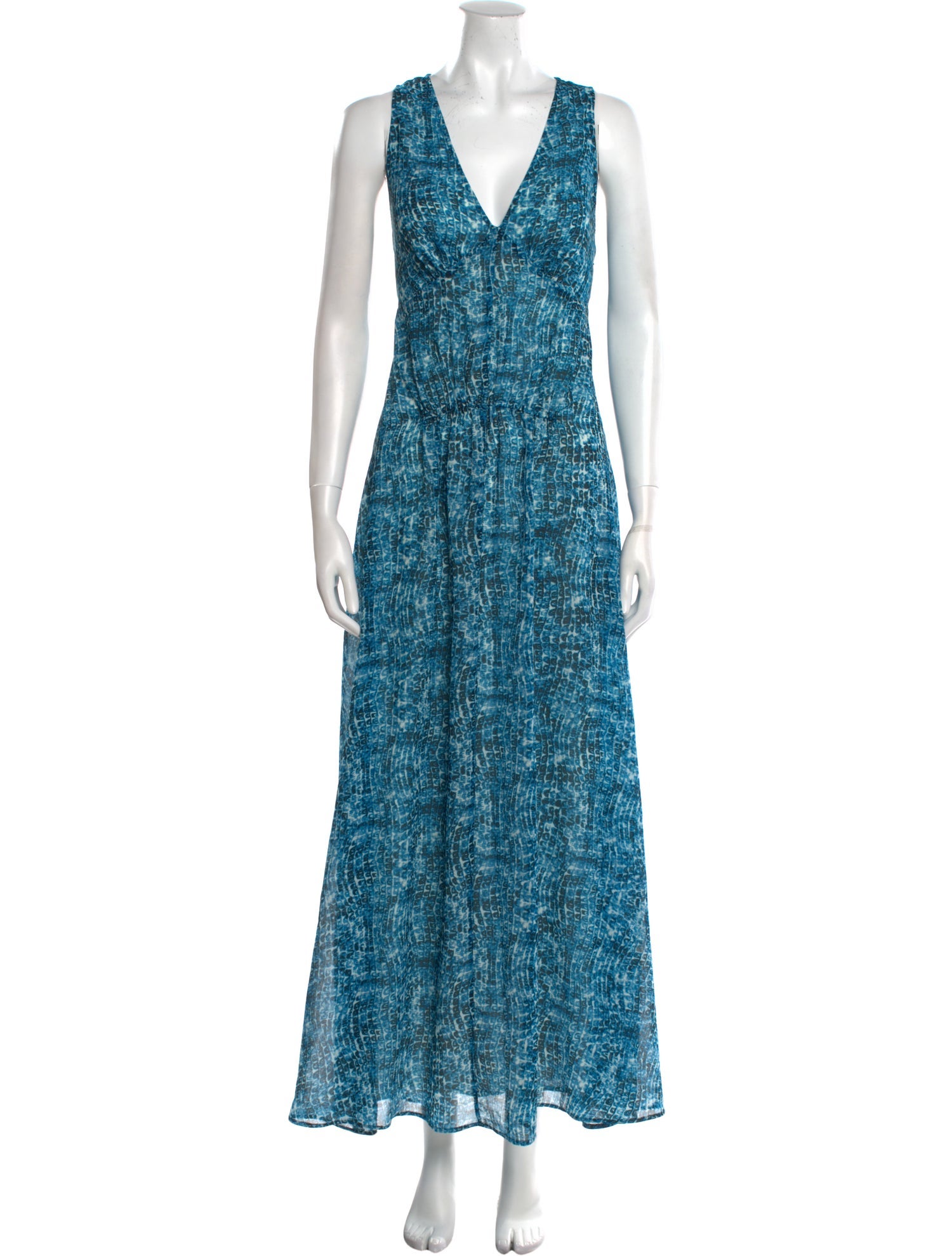 Derek Lam Animal Print Long Dress