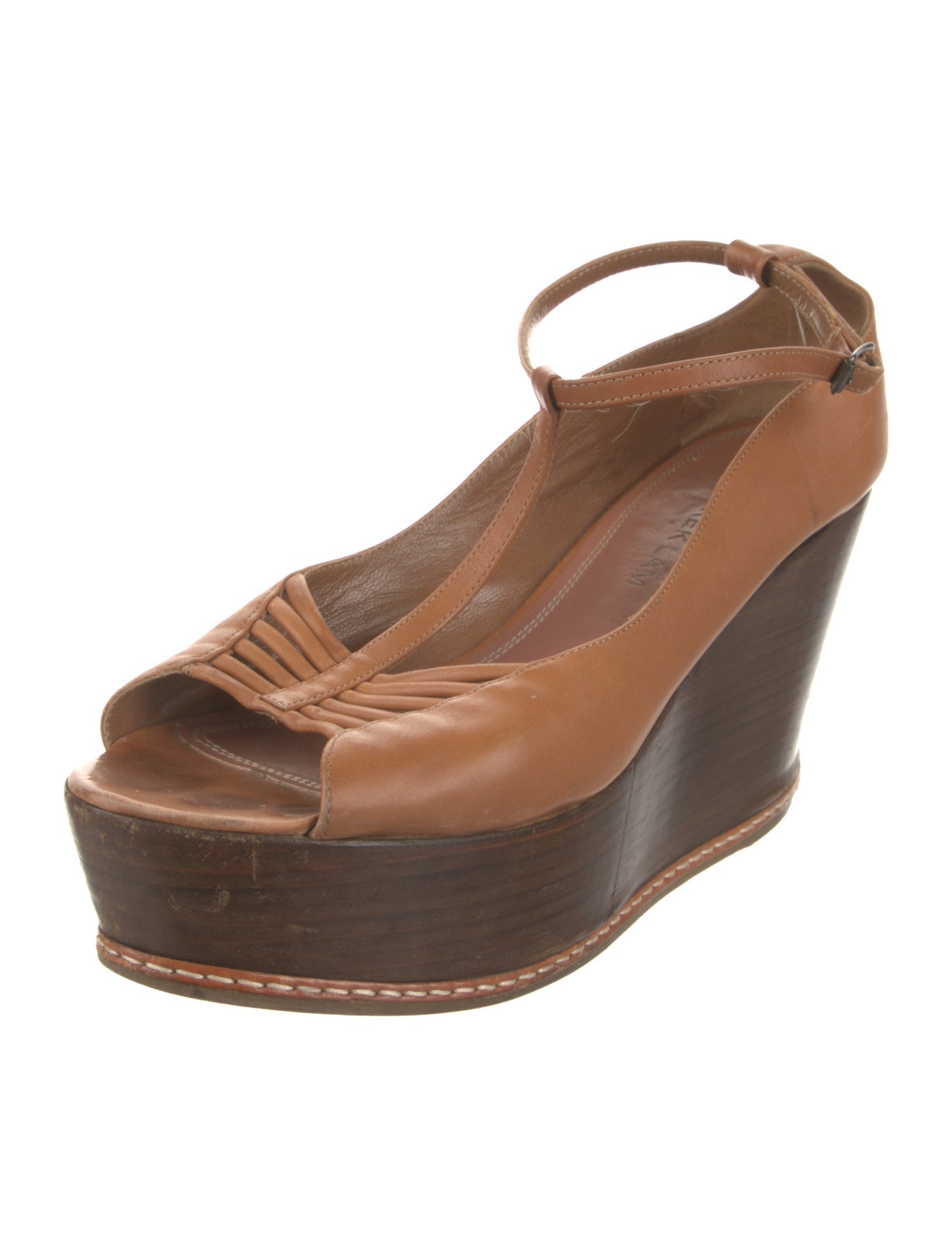 Derek Lam Leather T-Strap Sandals