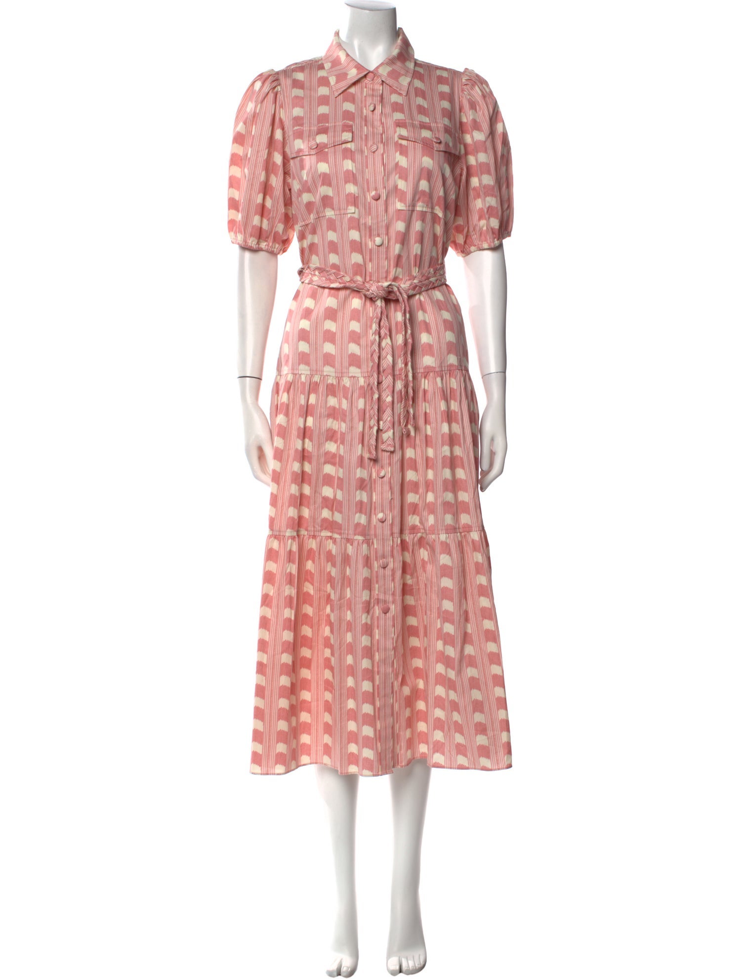 Derek Lam Plaid Print Long Dress w/ Tags