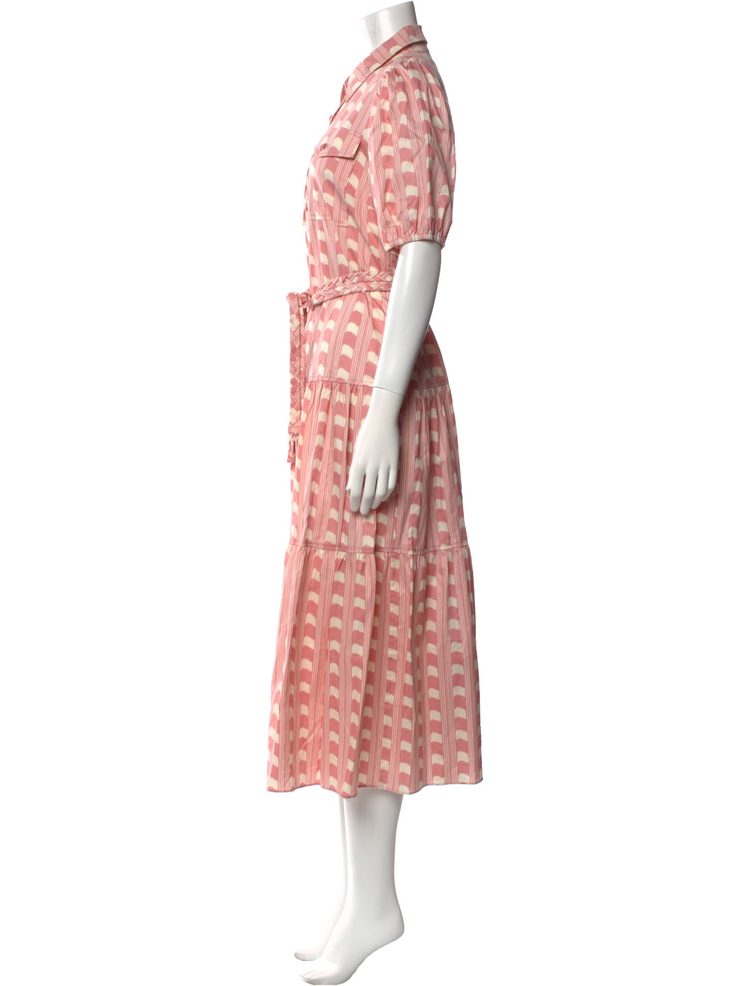 Derek Lam Plaid Print Long Dress w/ Tags