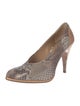 Derek Lam Snakeskin Animal Print D'Orsay Pumps
