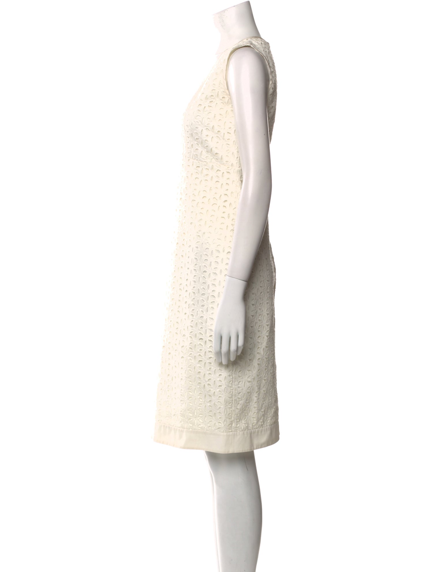 Derek Lam V-Neck Knee-Length Dress