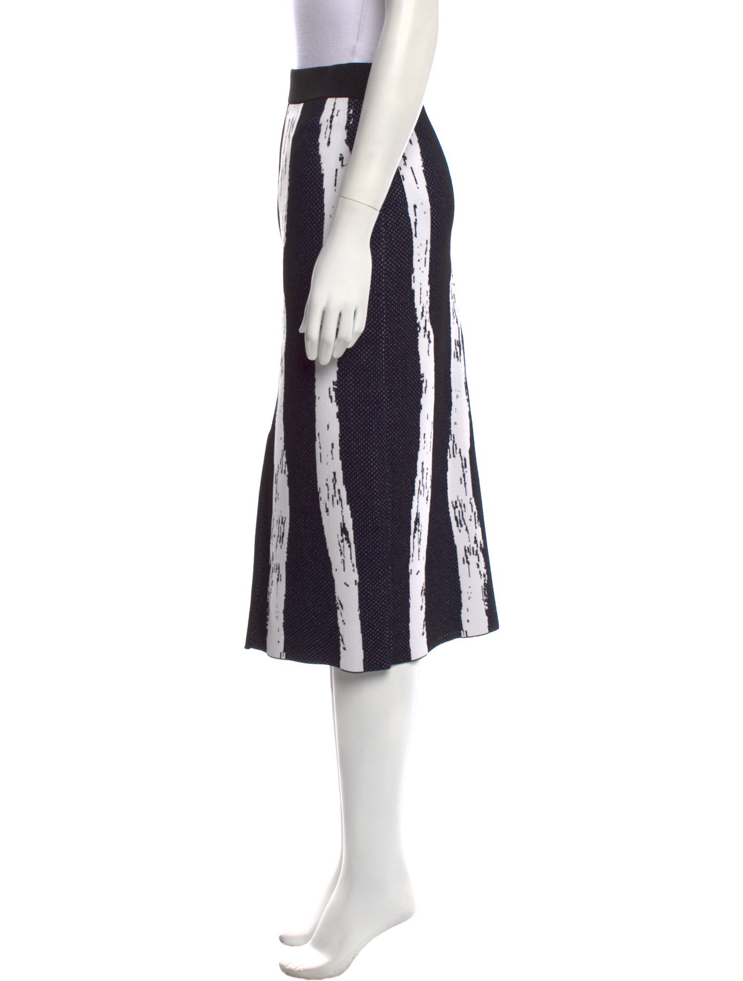 Derek Lam Printed Midi Length Skirt