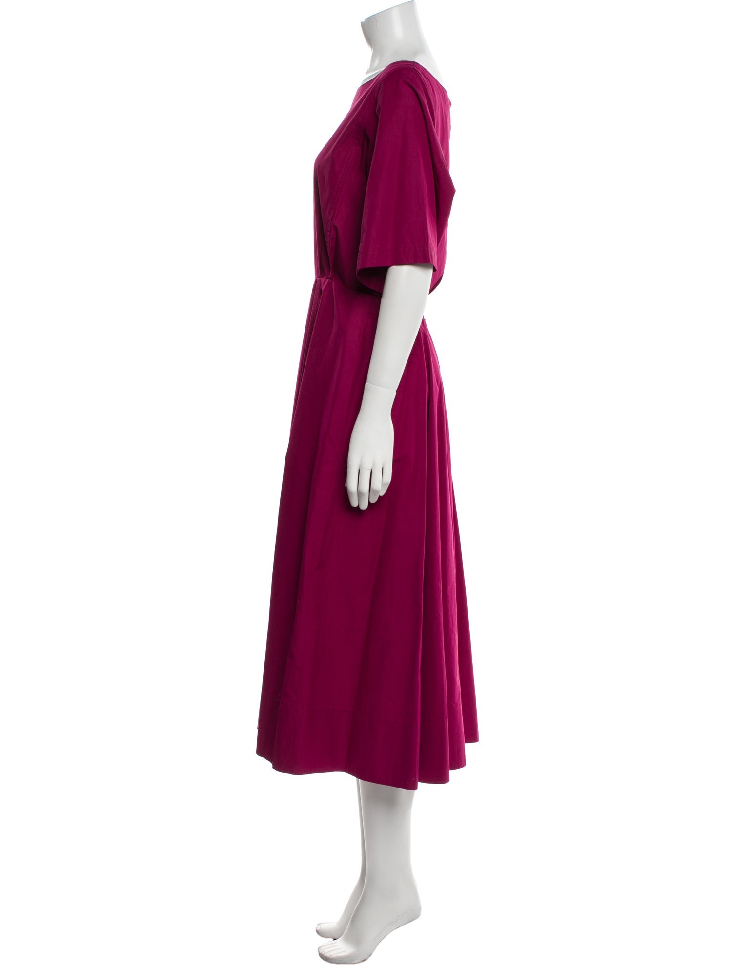Derek Lam Bateau Neckline Long Dress