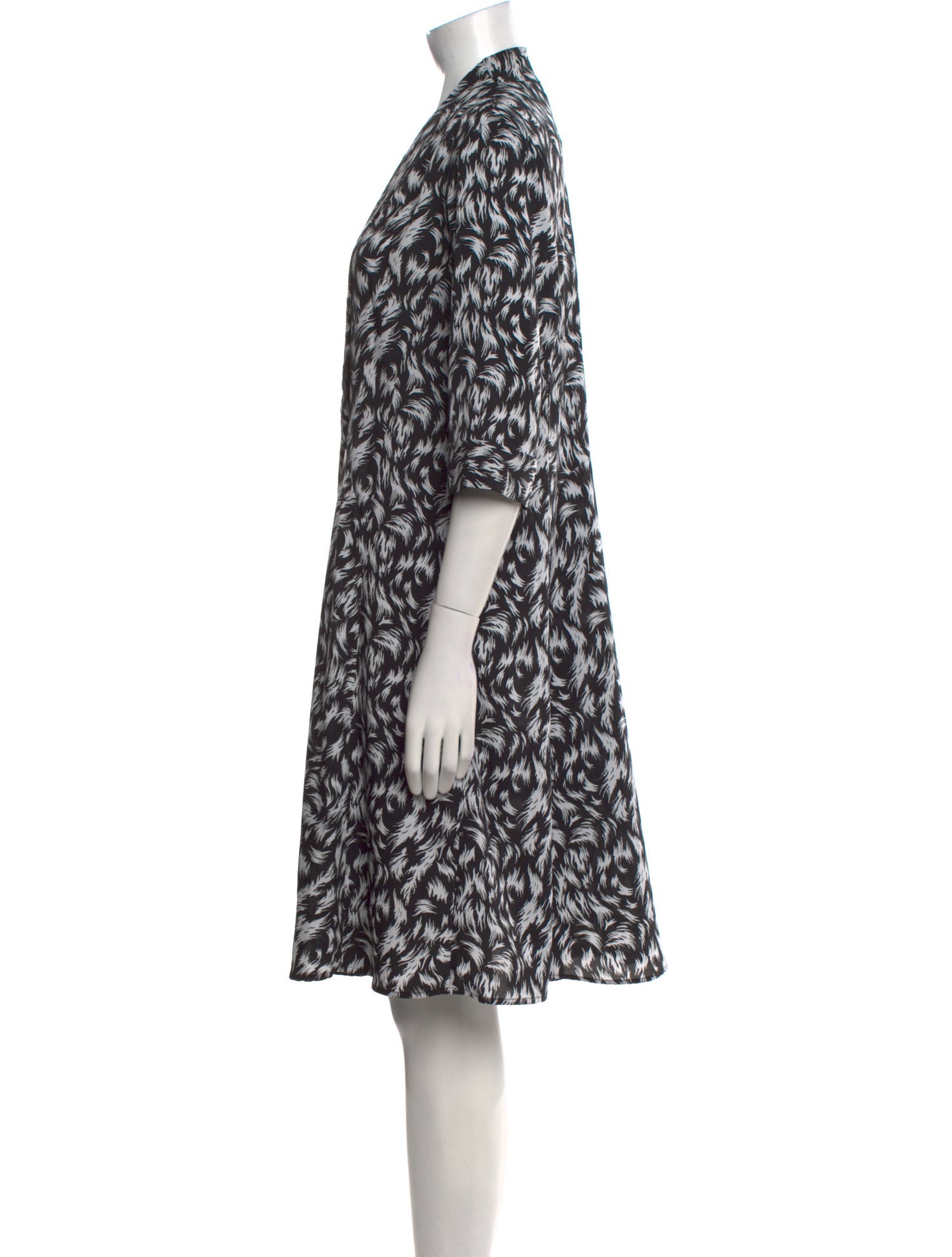 Derek Lam Printed Knee-Length Dress