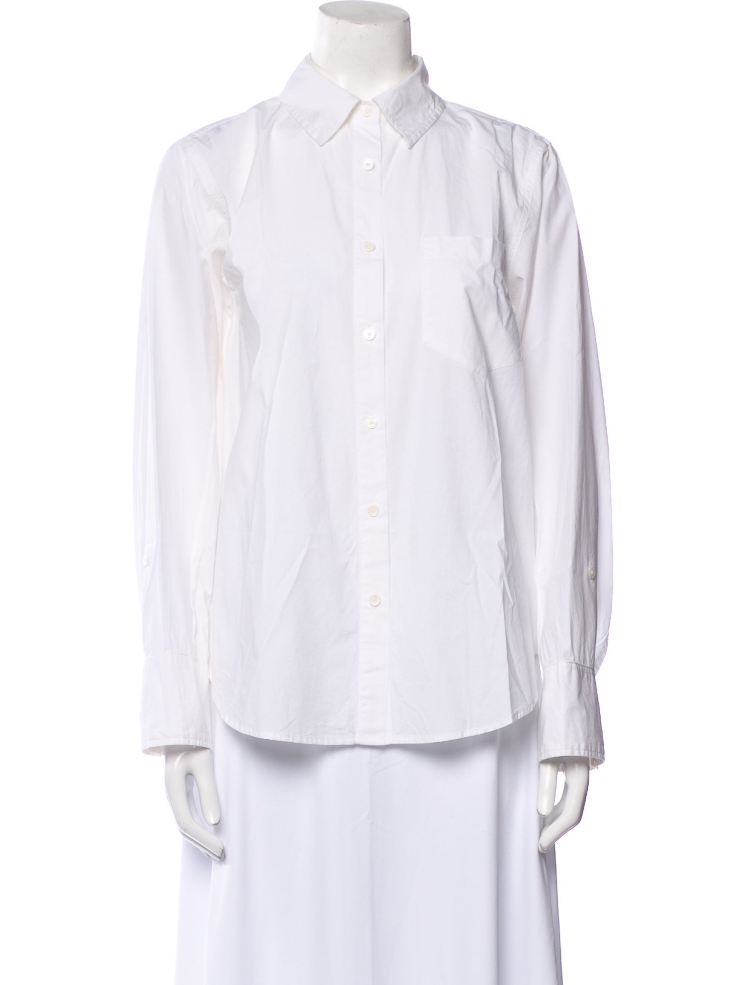 Derek Lam Long Sleeve Button-Up Top