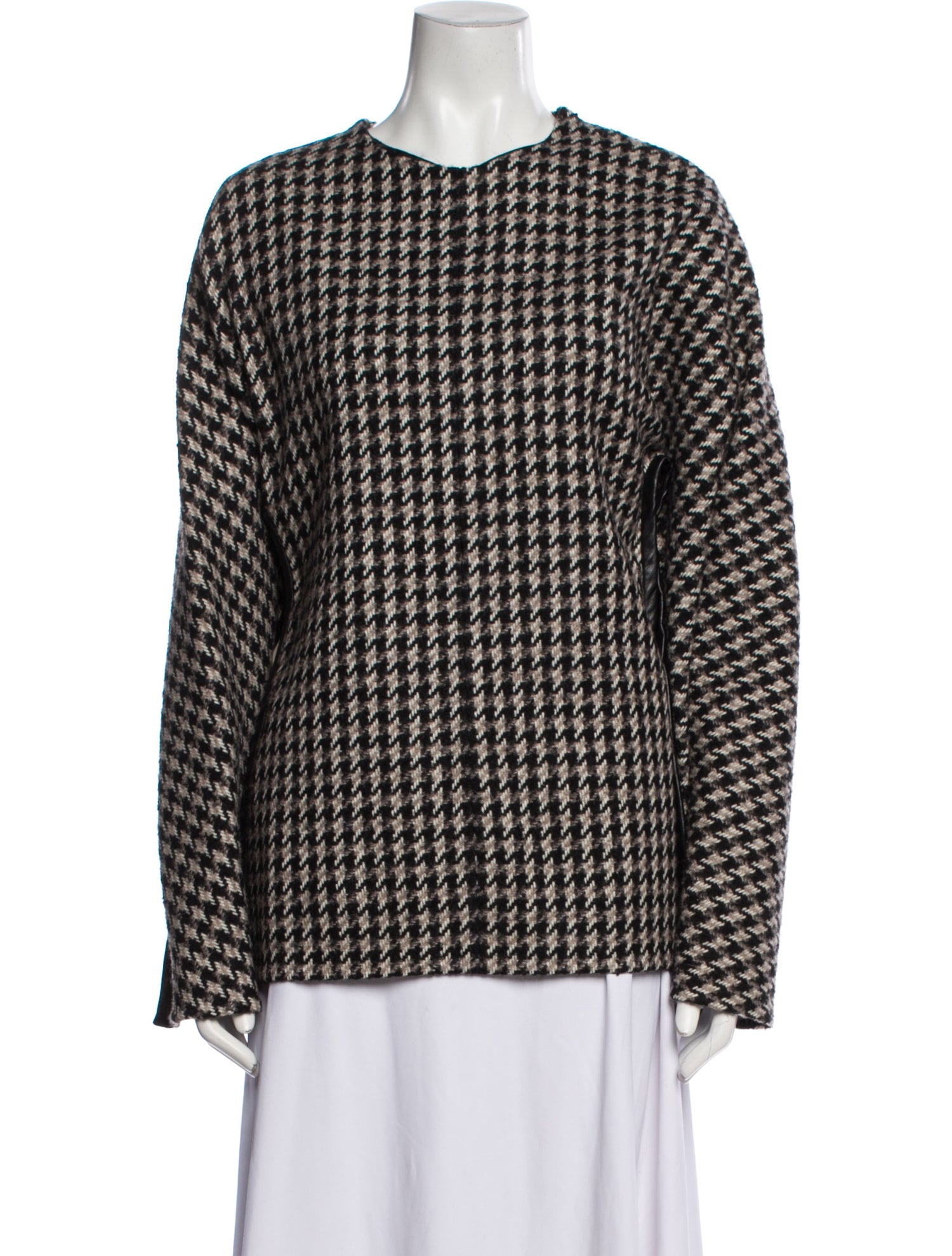 Derek Lam Wool Houndstooth Print Evening Jacket w/ Tags