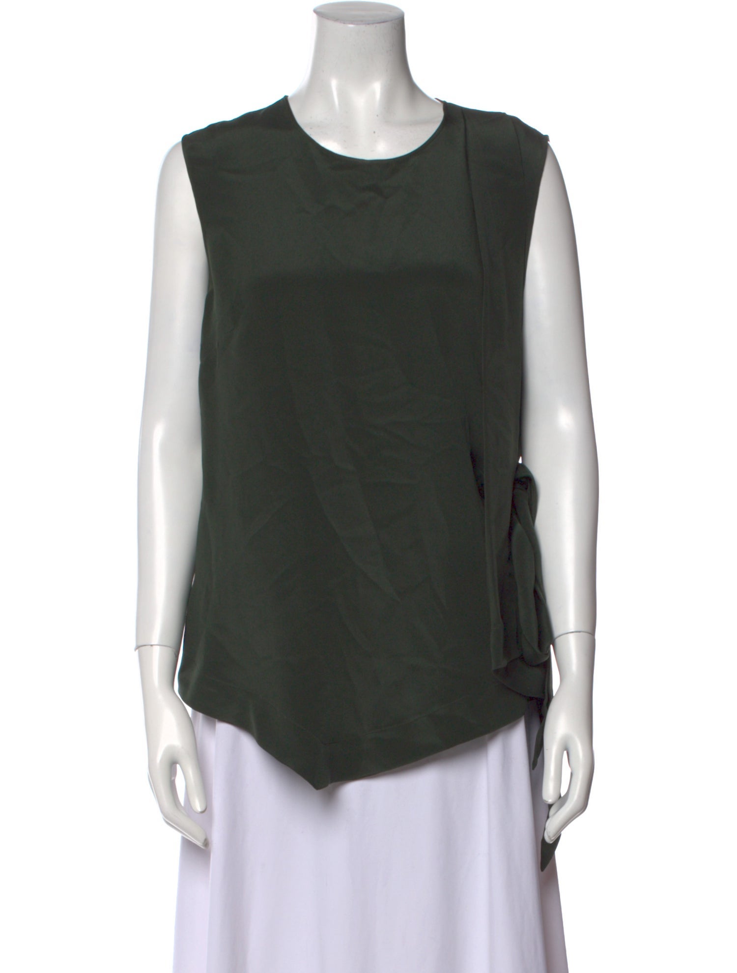 Derek Lam Silk Scoop Neck Top