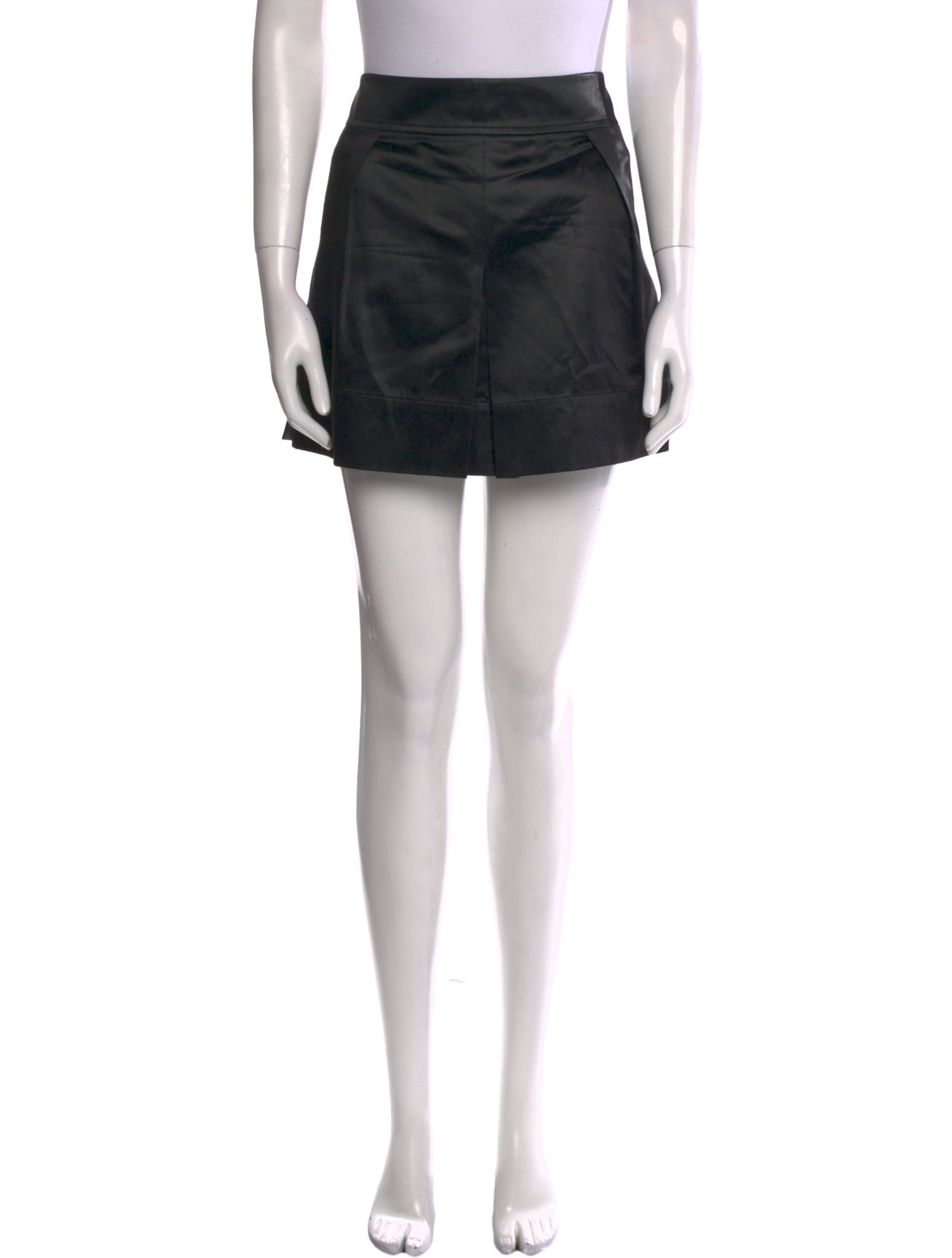 Derek Lam Pleated Accents Mini Skirt