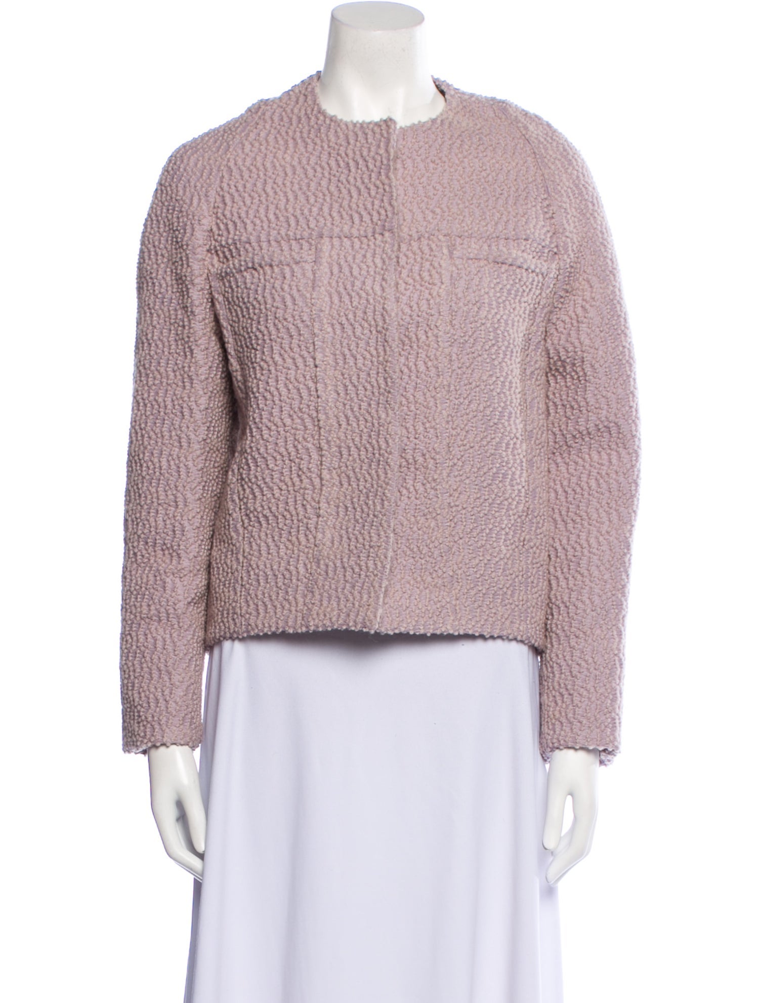 Derek Lam Wool Faux Fur Jacket