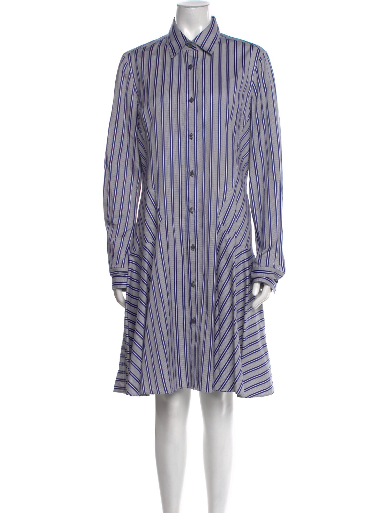 Derek Lam Striped Midi Length Dress