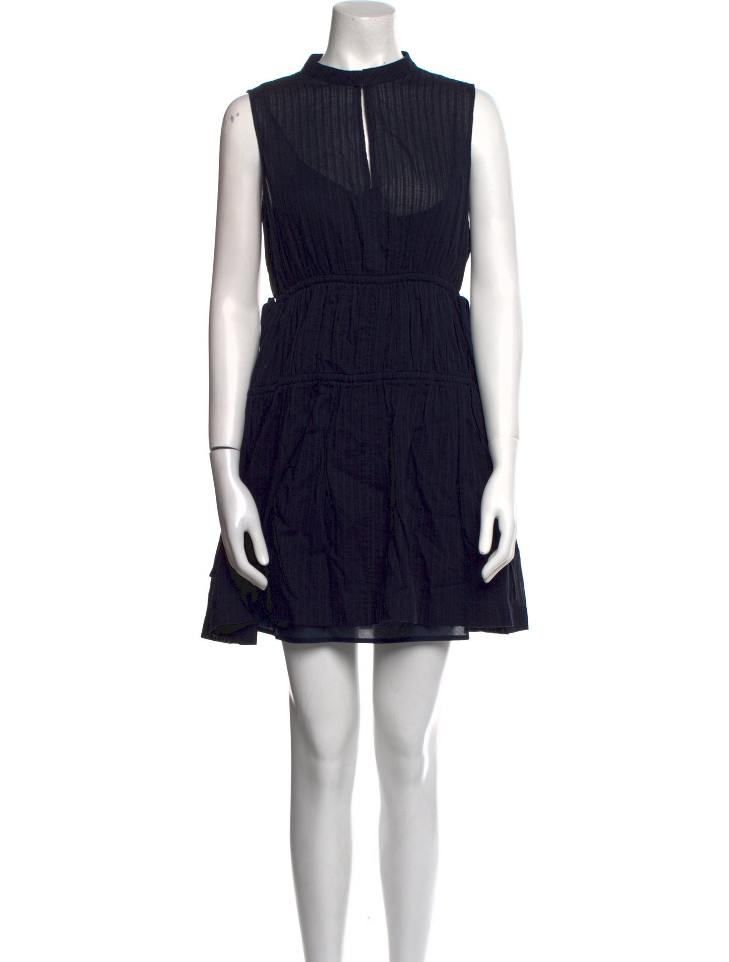 Derek Lam Mock Neck Mini Dress