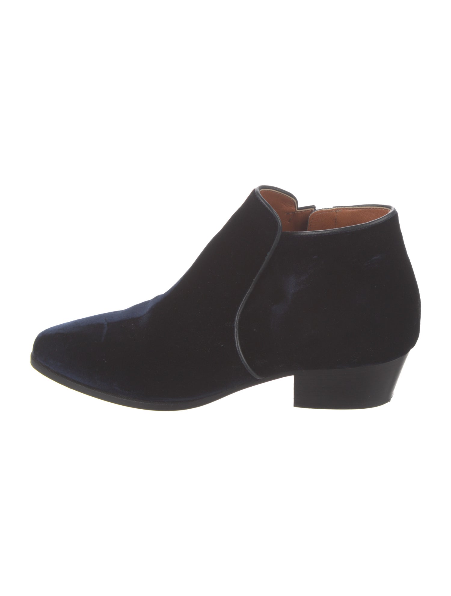 Derek Lam Velvet Western Boots