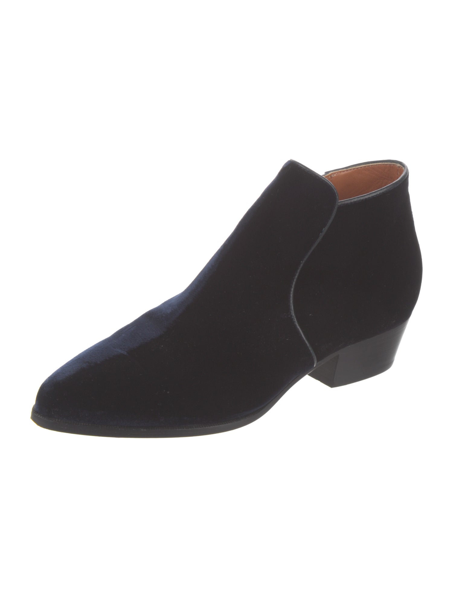 Derek Lam Velvet Western Boots
