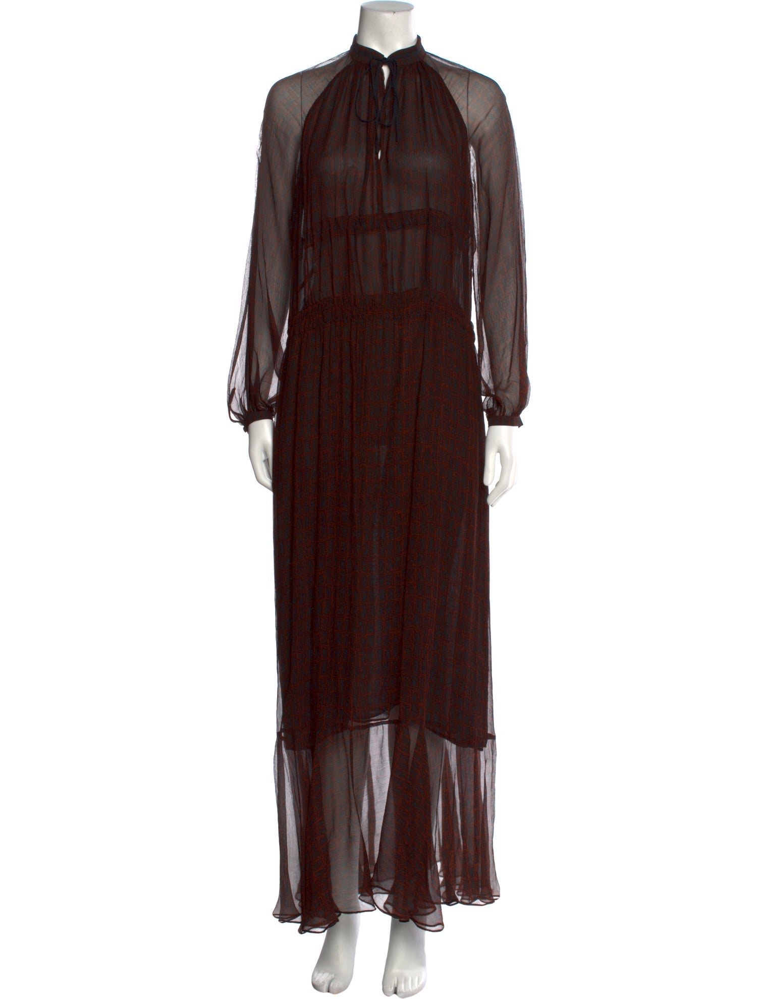Derek Lam Silk Long Dress