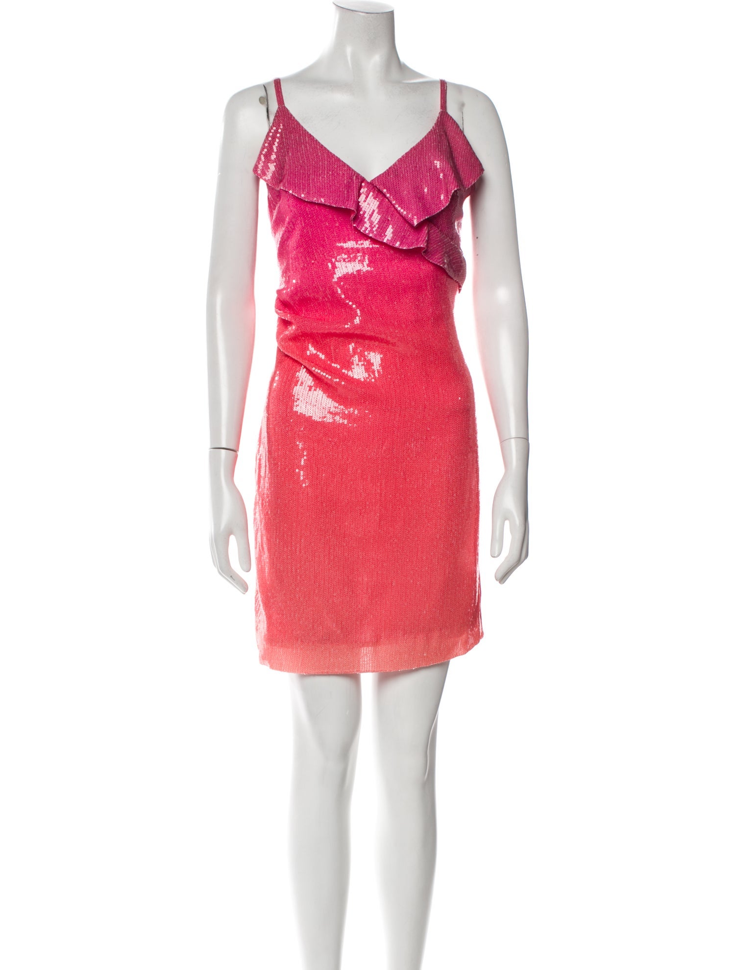 Derek Lam V-Neck Mini Dress