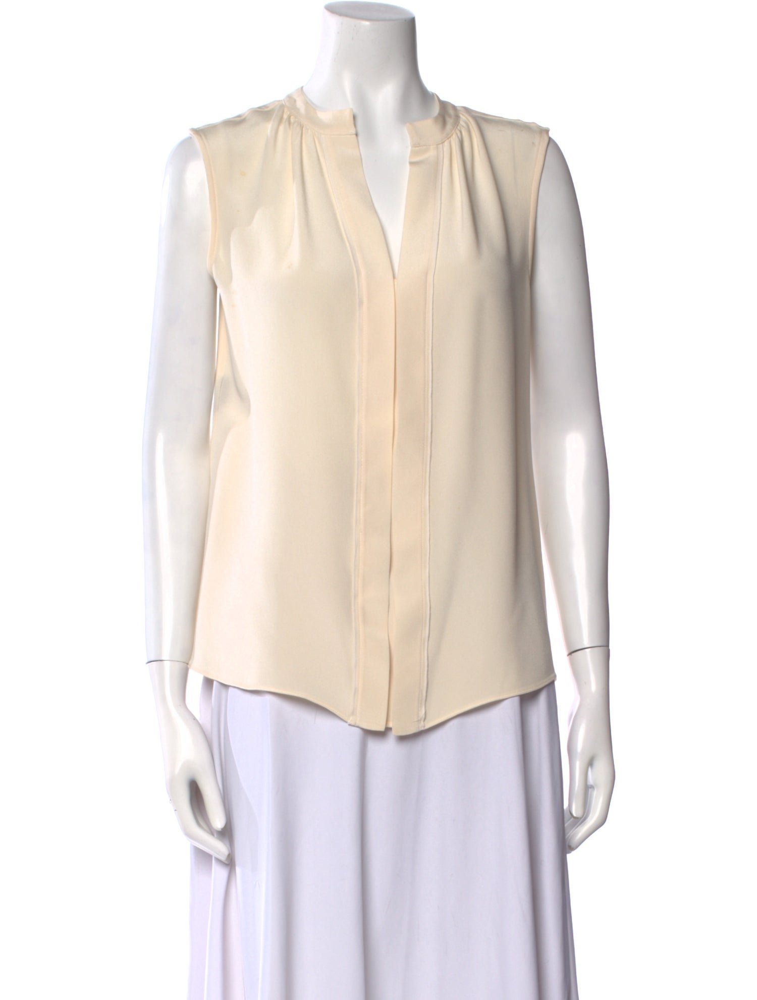 Derek Lam Silk V-Neck Blouse