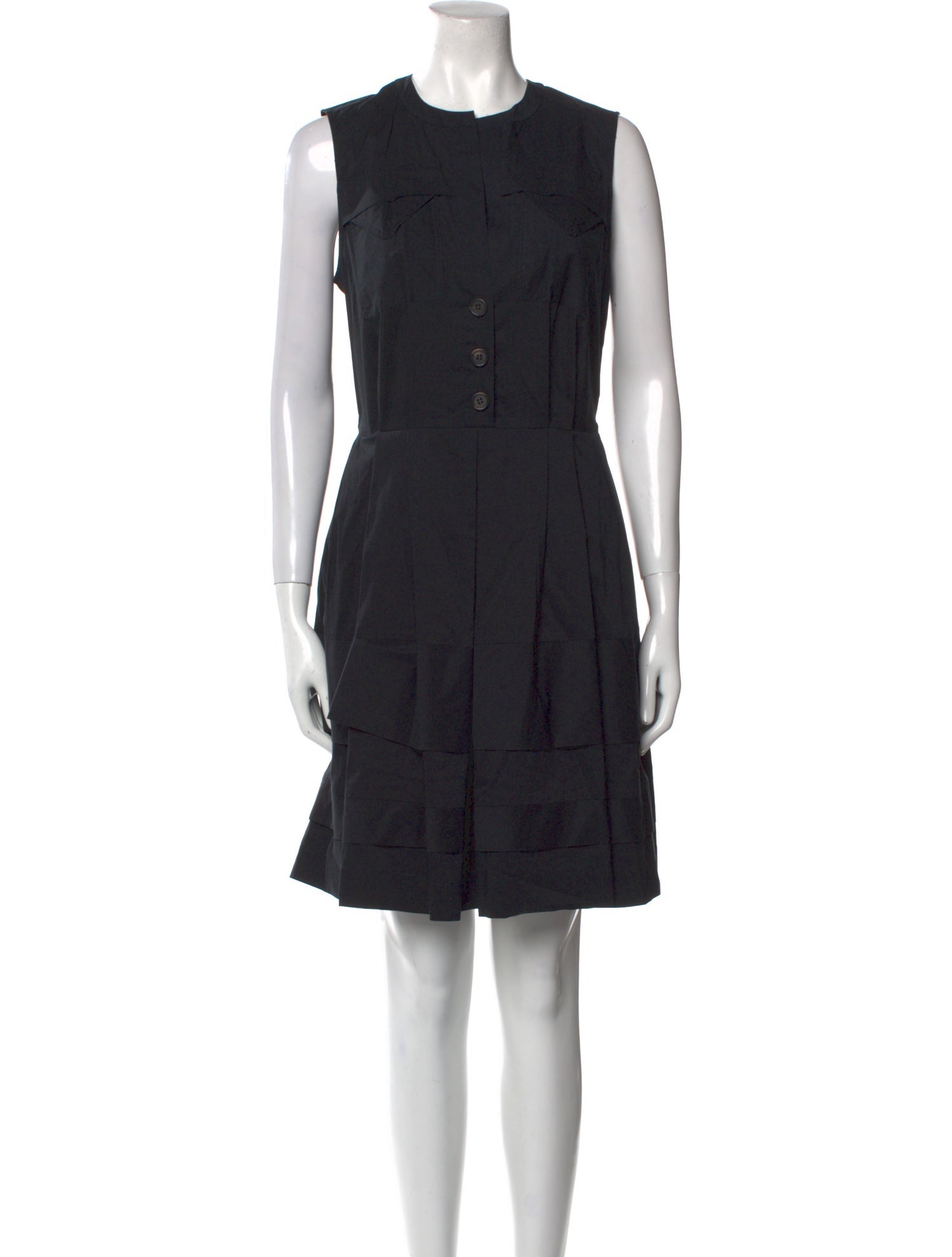 Derek Lam Crew Neck Mini Dress