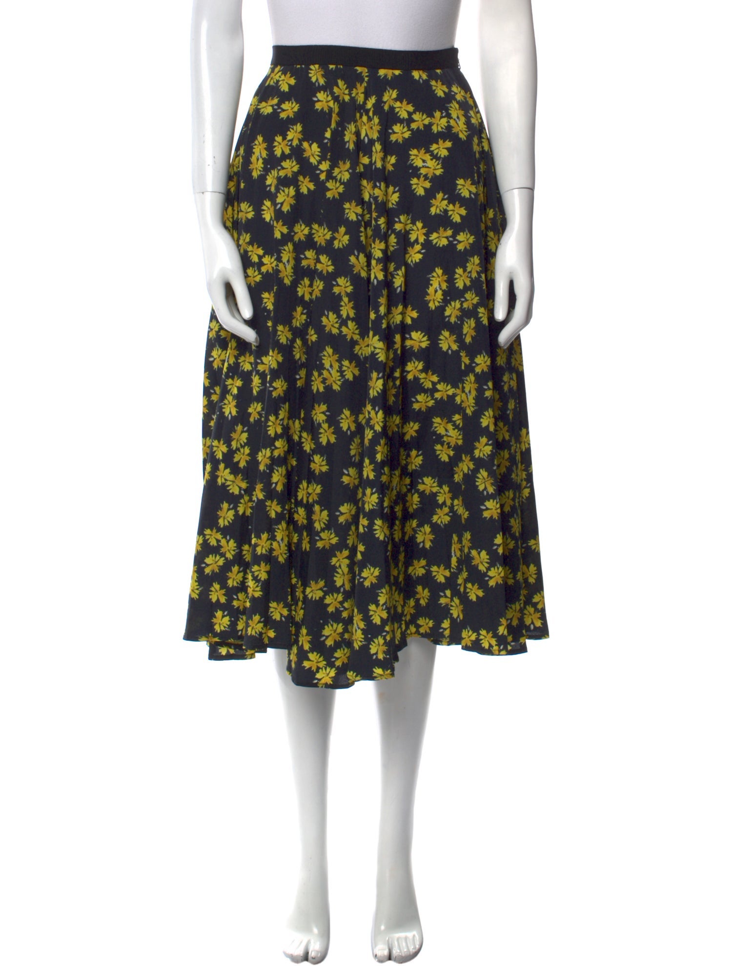 Derek Lam Silk Knee-Length Skirt