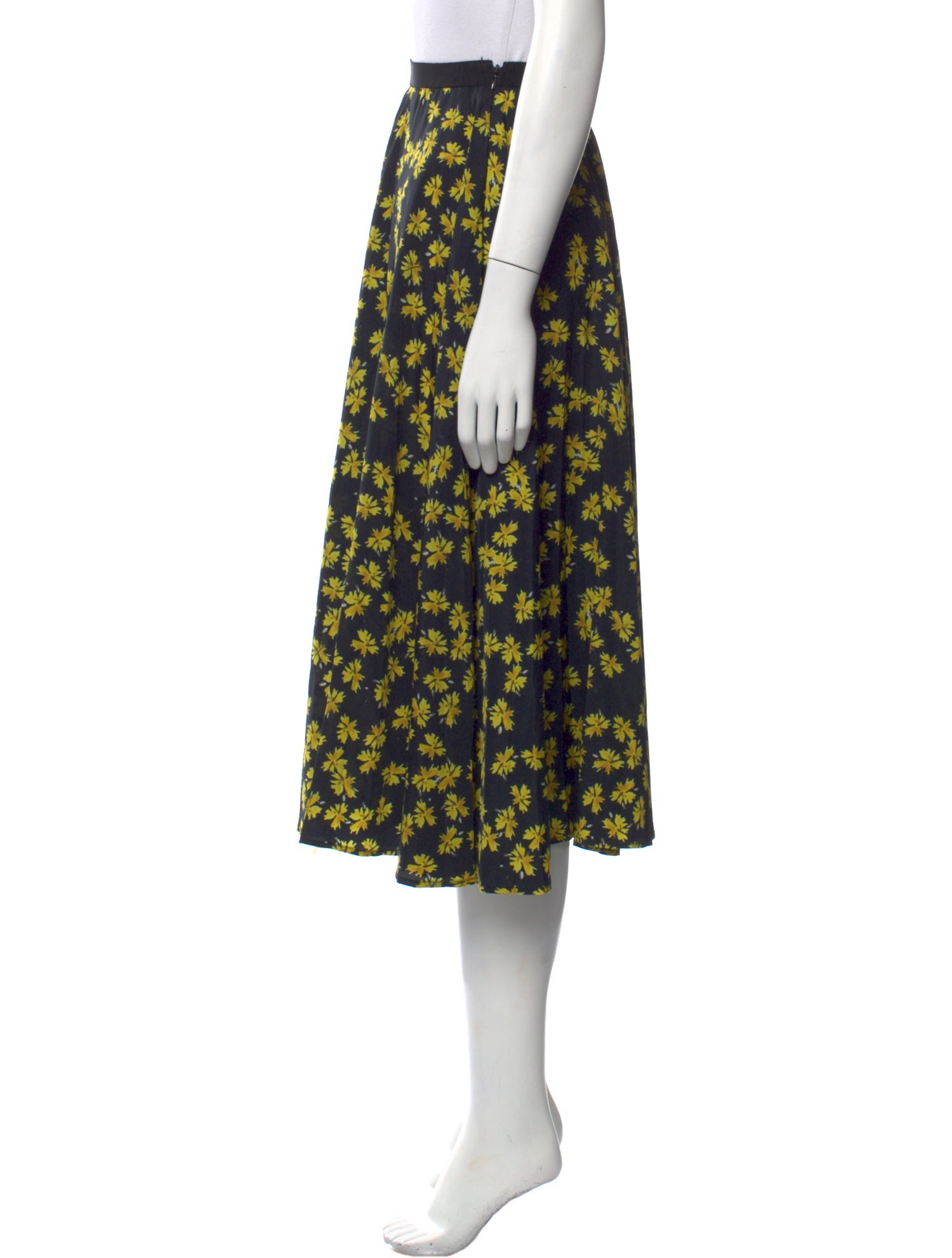 Derek Lam Silk Knee-Length Skirt