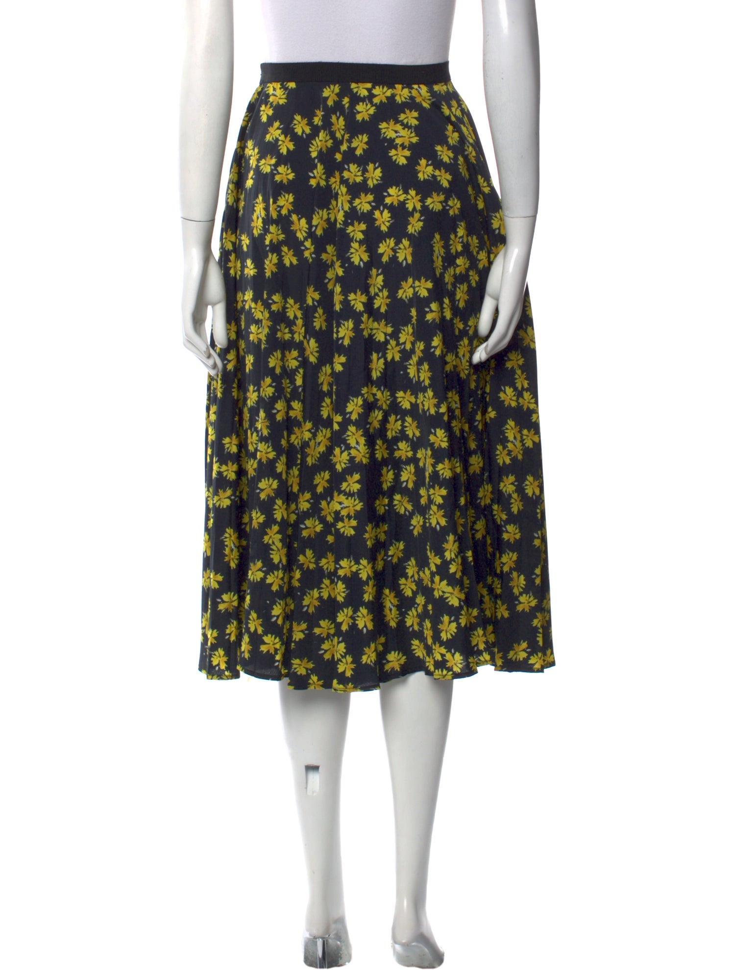 Derek Lam Silk Knee-Length Skirt