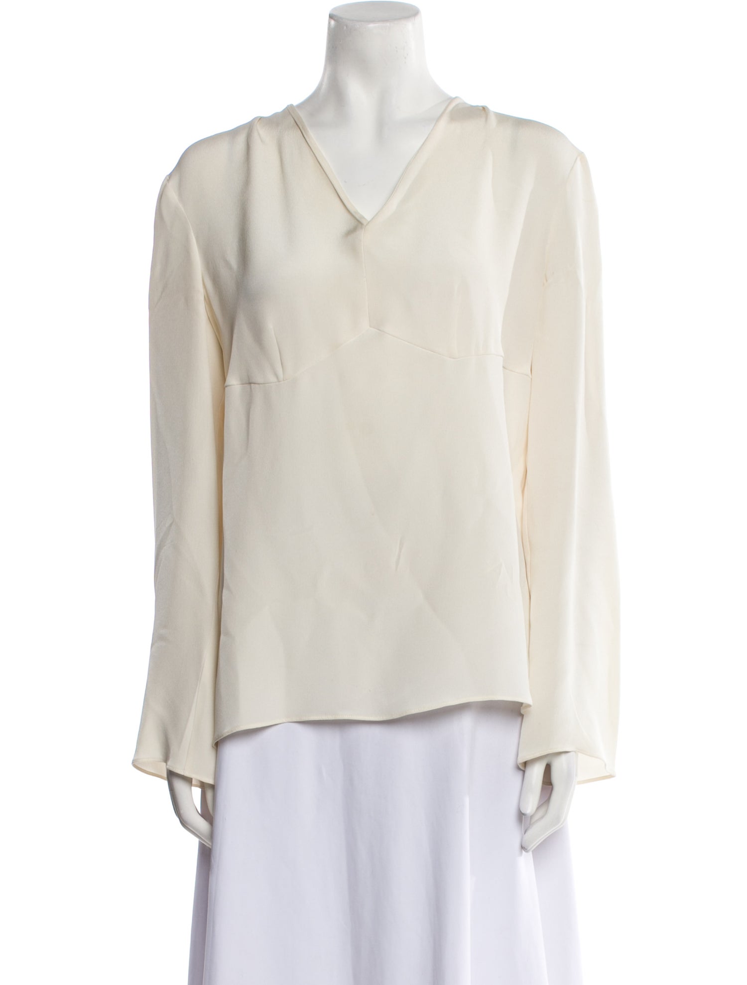 Derek Lam Silk V-Neck Blouse