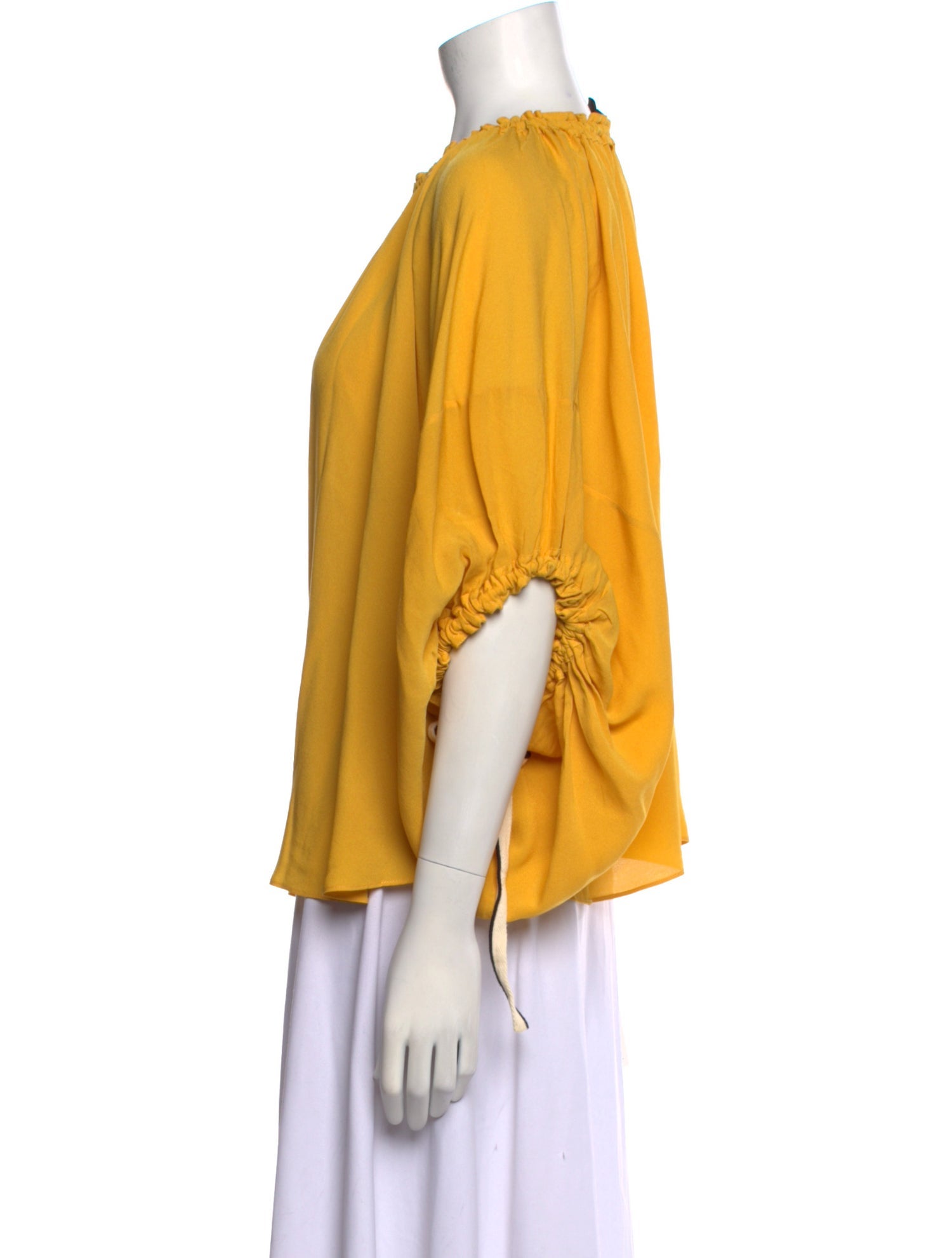 Derek Lam Silk Crew Neck Blouse