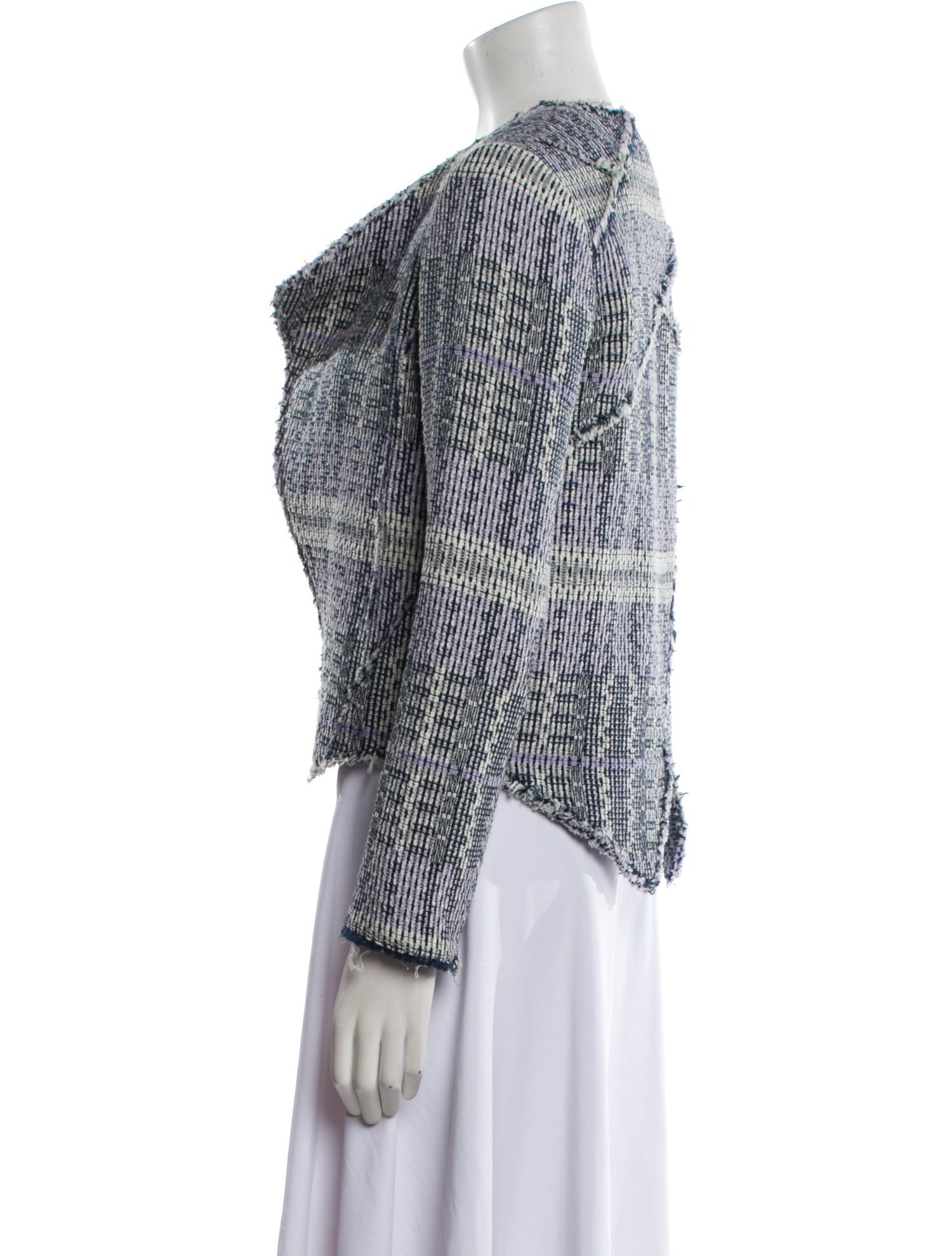 Derek Lam Tweed Pattern Evening Jacket