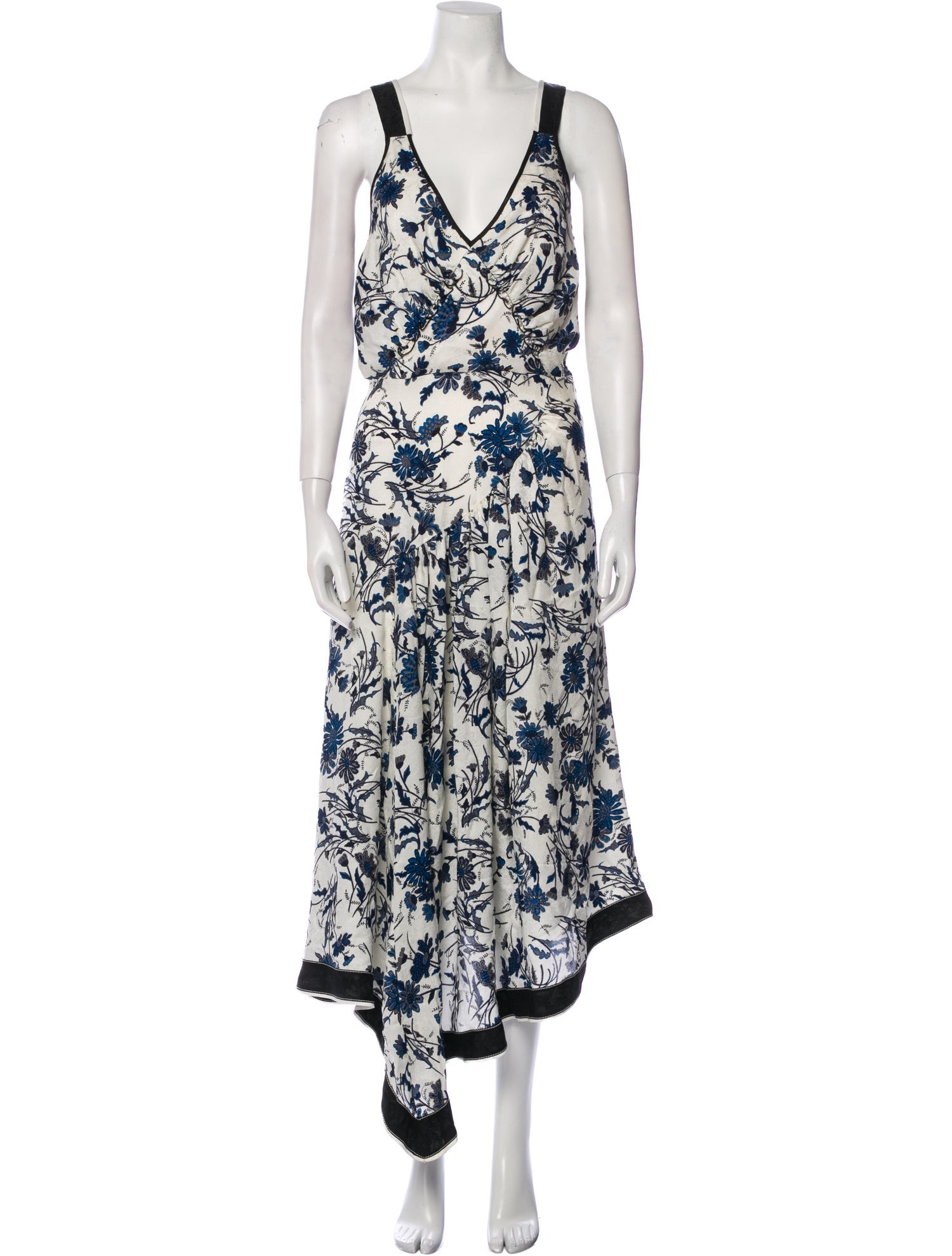 Derek Lam Silk Long Dress