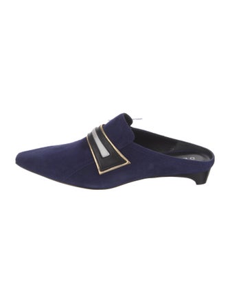 Derek Lam Velvet Mules