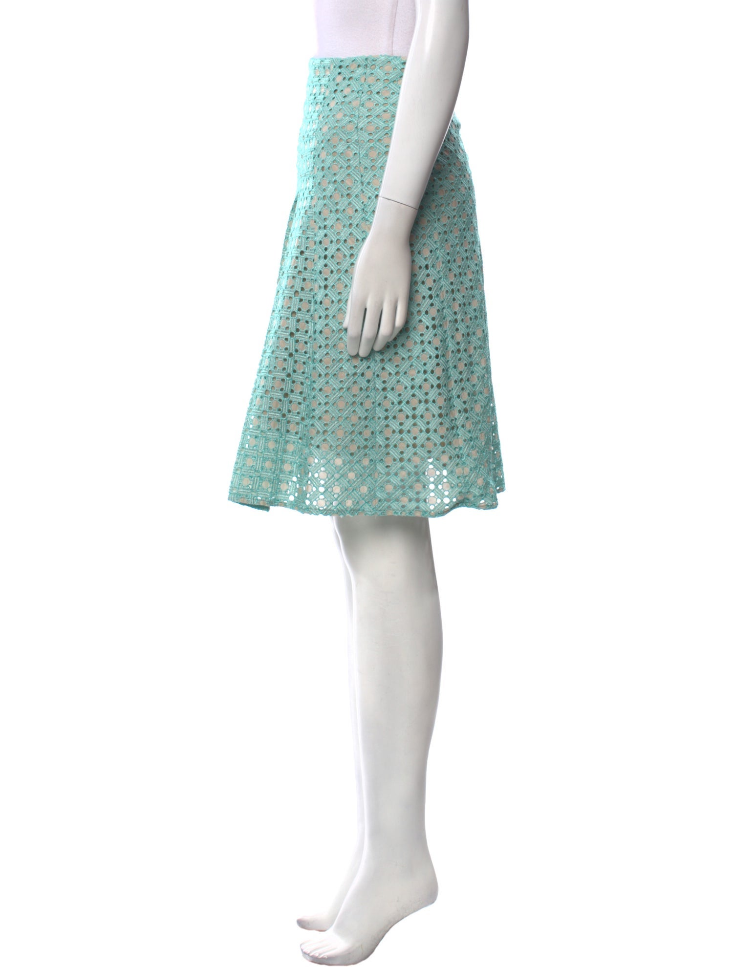 Derek Lam Lace Pattern Knee-Length Skirt