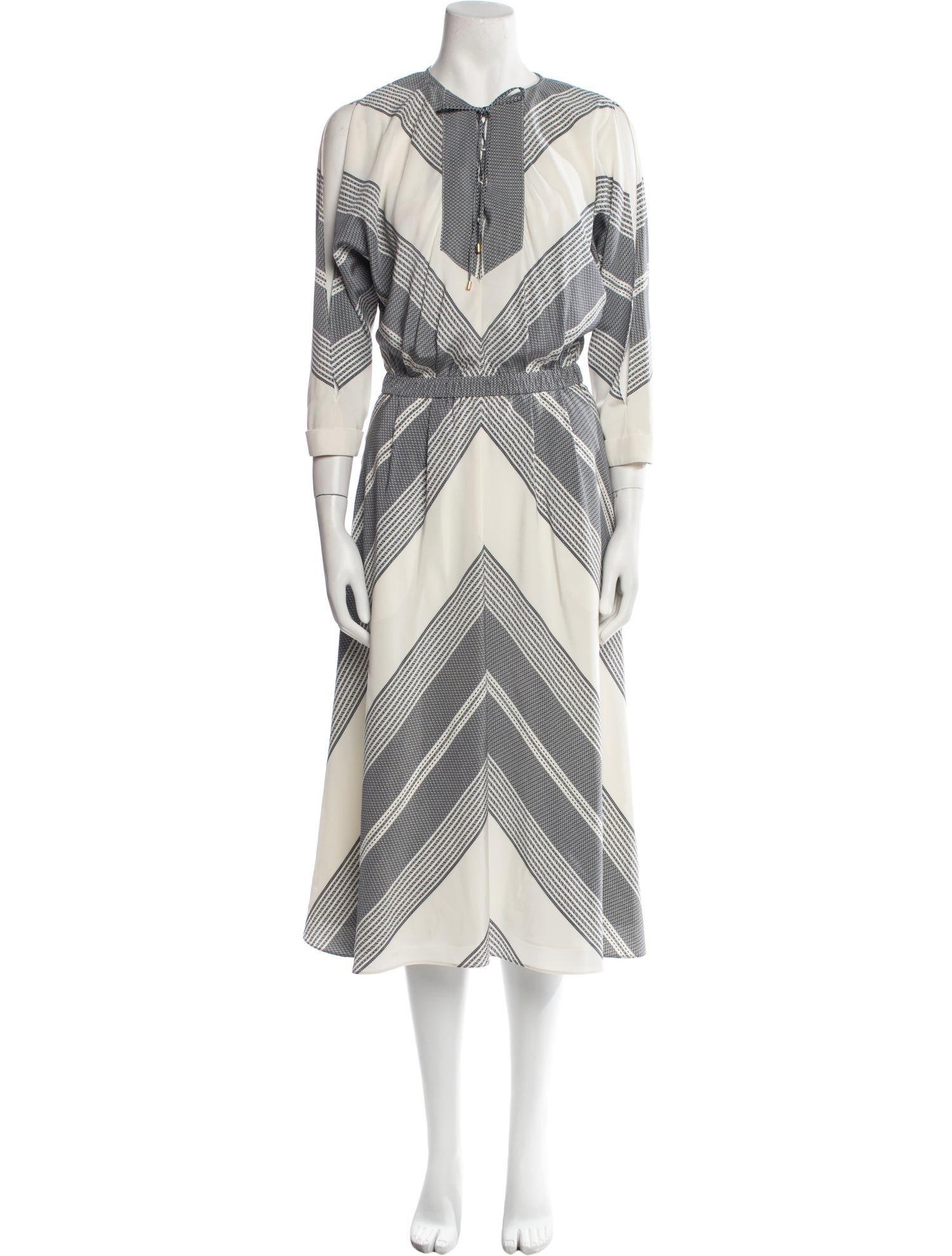 Derek Lam Silk Midi Length Dress