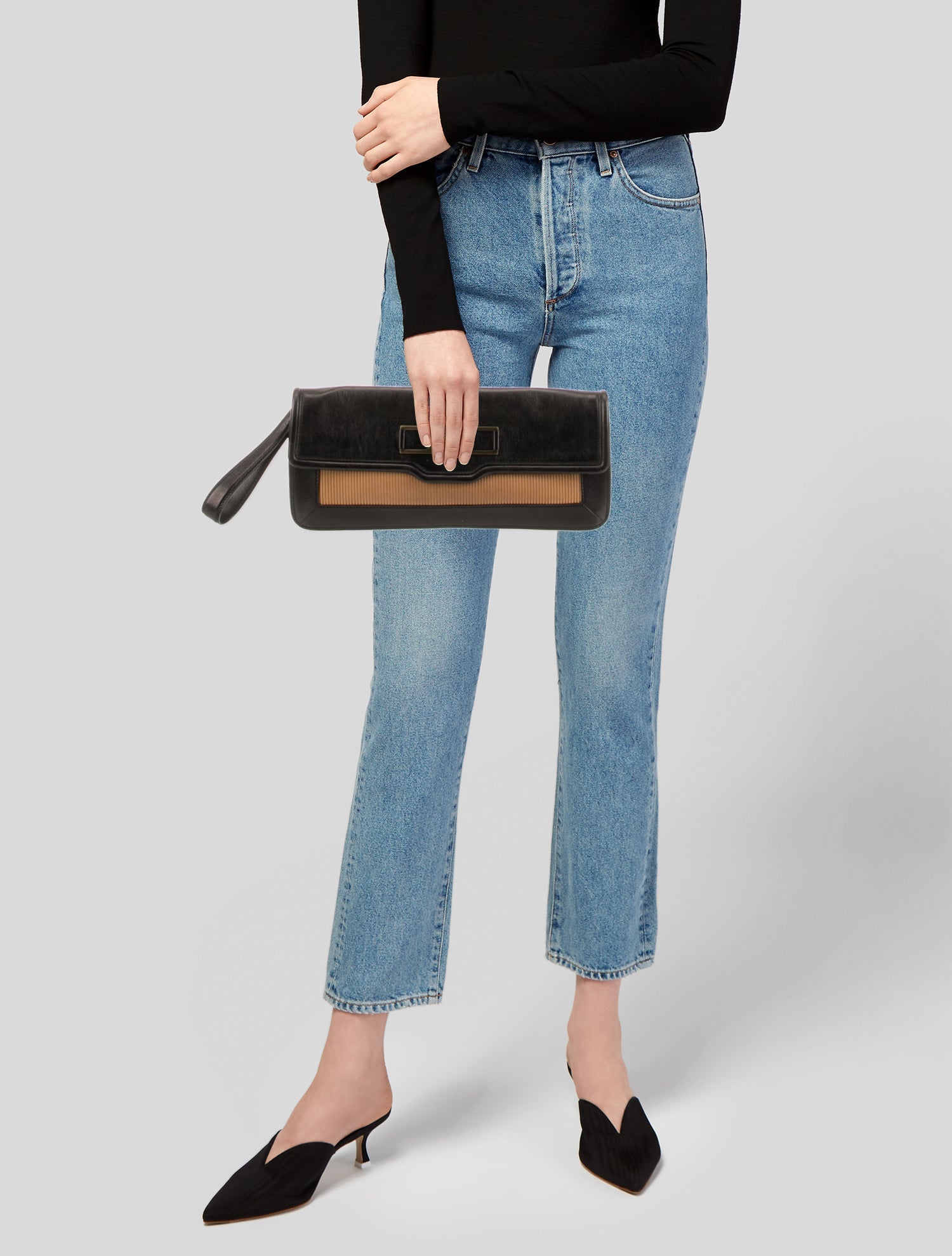 Derek Lam Leather Clutch