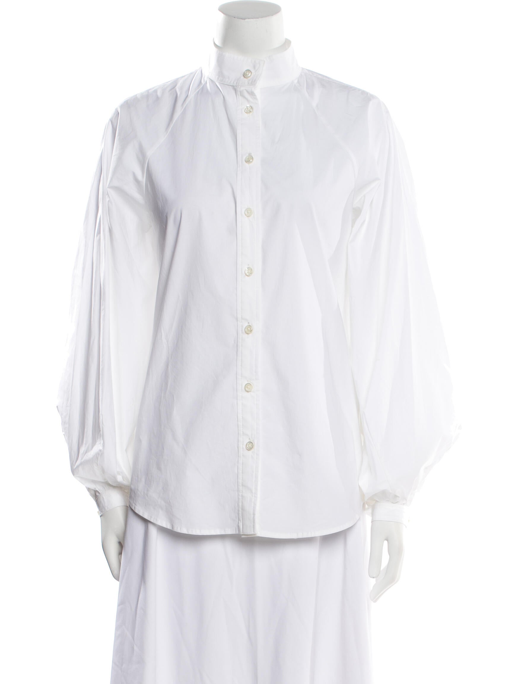 Derek Lam Long Sleeve Button-Up Top
