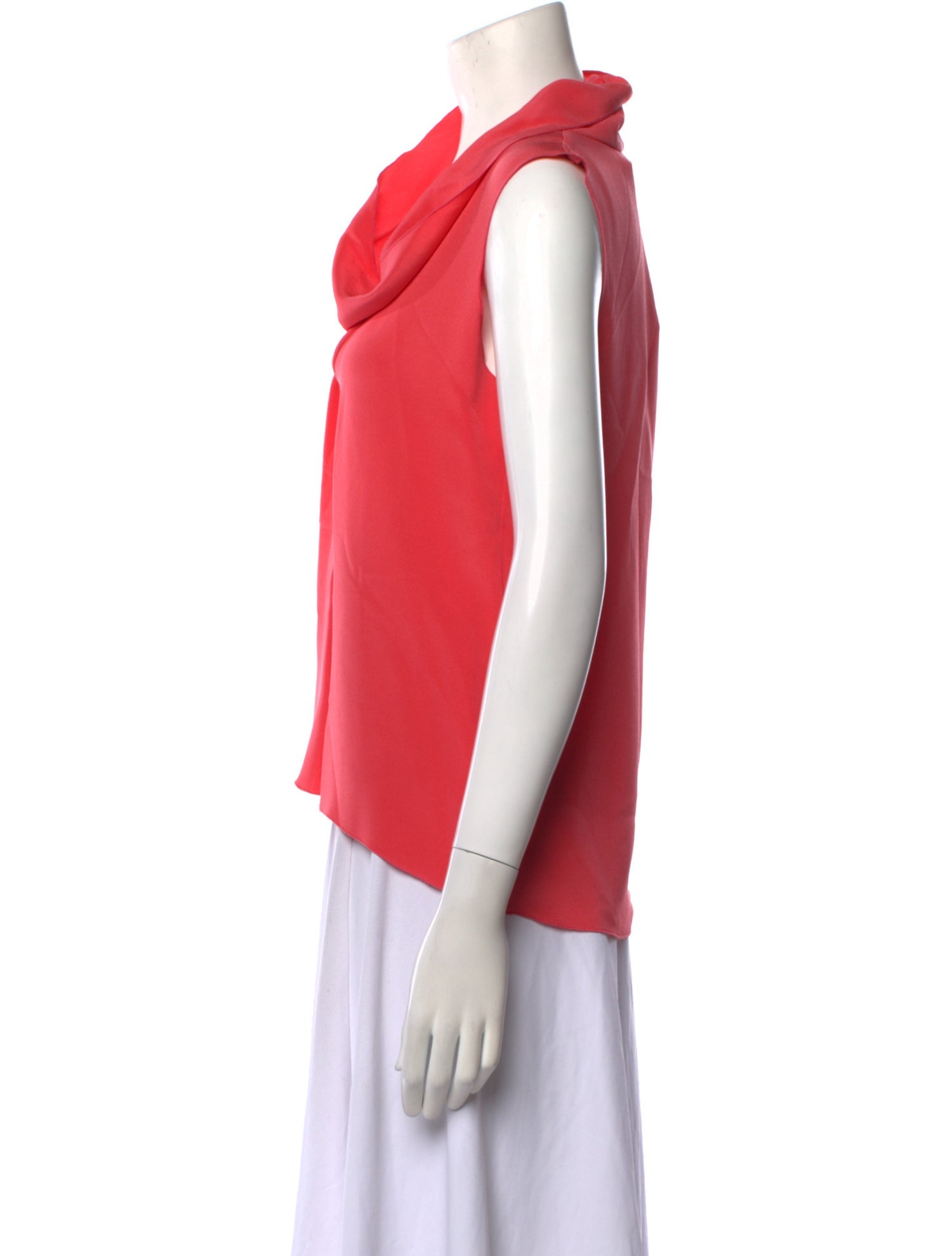 Derek Lam Silk Cowl Neck Top