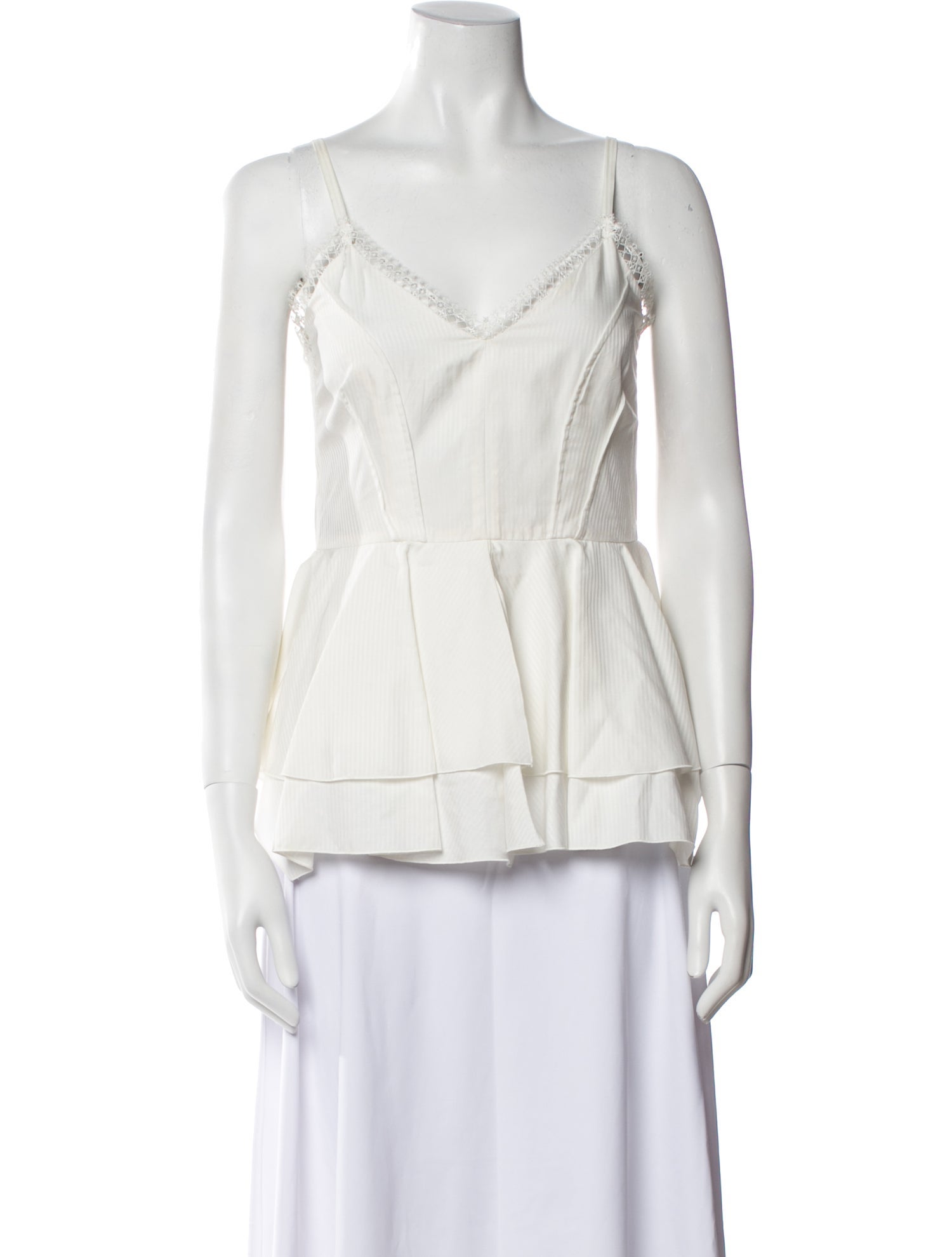 Derek Lam V-Neck Sleeveless Blouse
