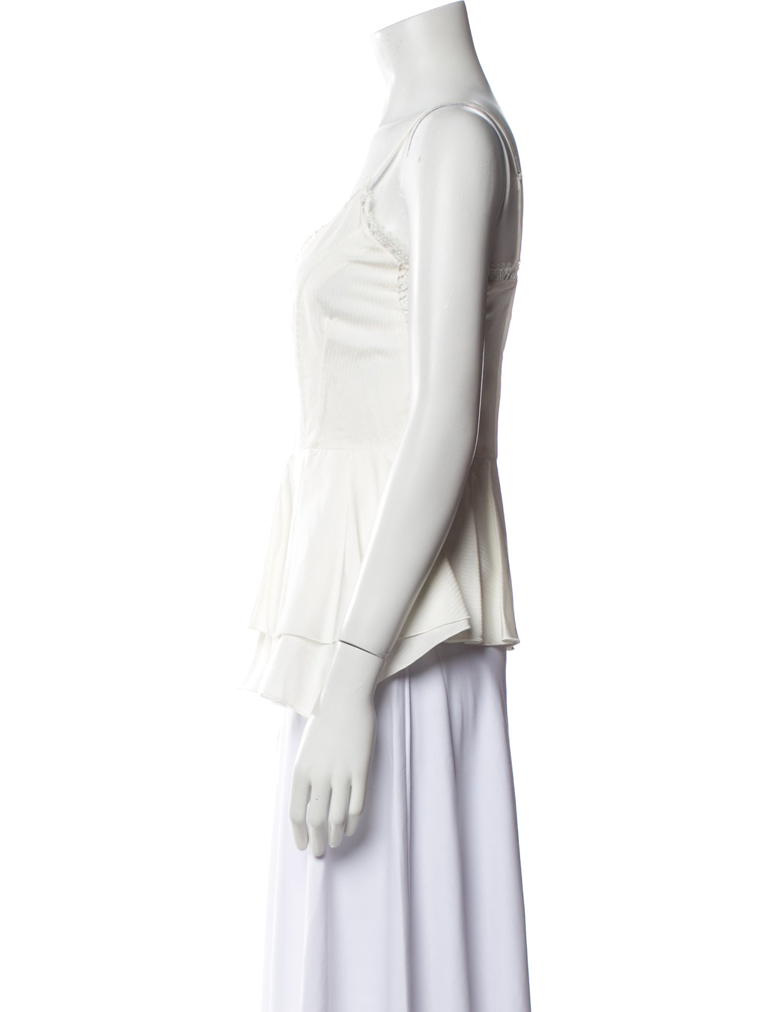 Derek Lam V-Neck Sleeveless Blouse