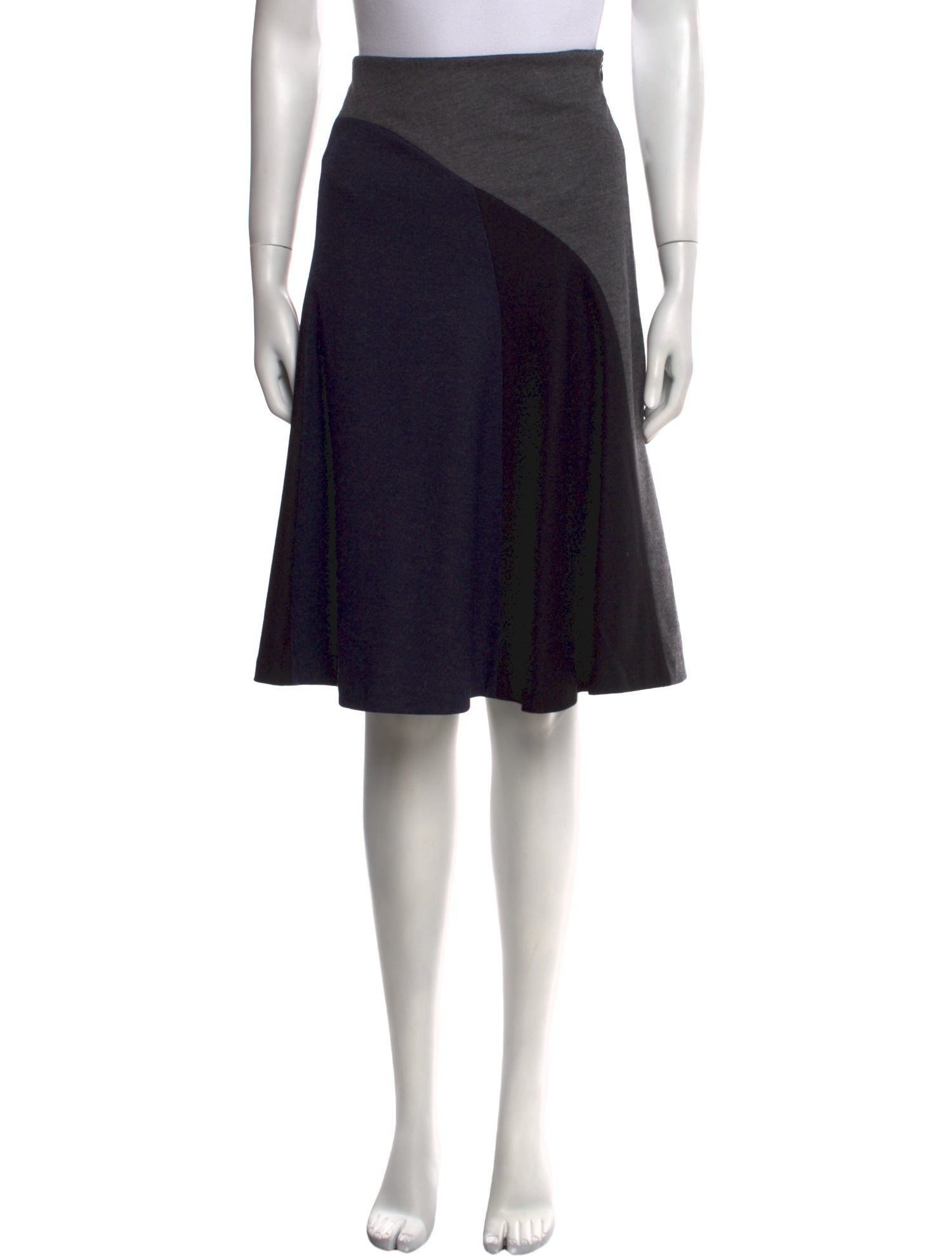 Derek Lam Virgin Wool Knee-Length Skirt