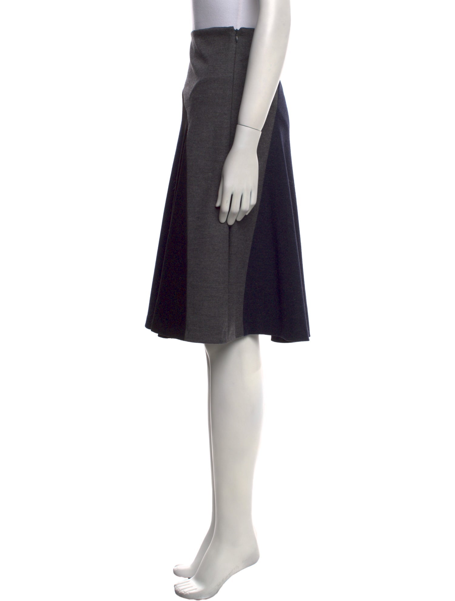 Derek Lam Virgin Wool Knee-Length Skirt