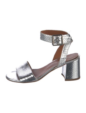 Derek Lam Embossed Leather Sandals