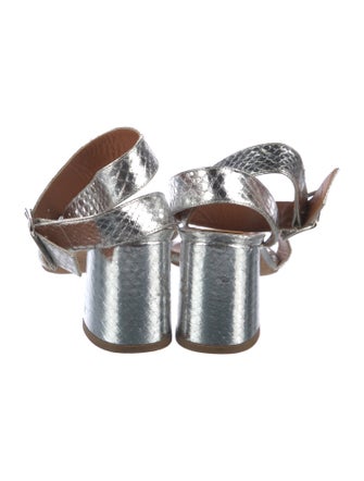 Derek Lam Embossed Leather Sandals