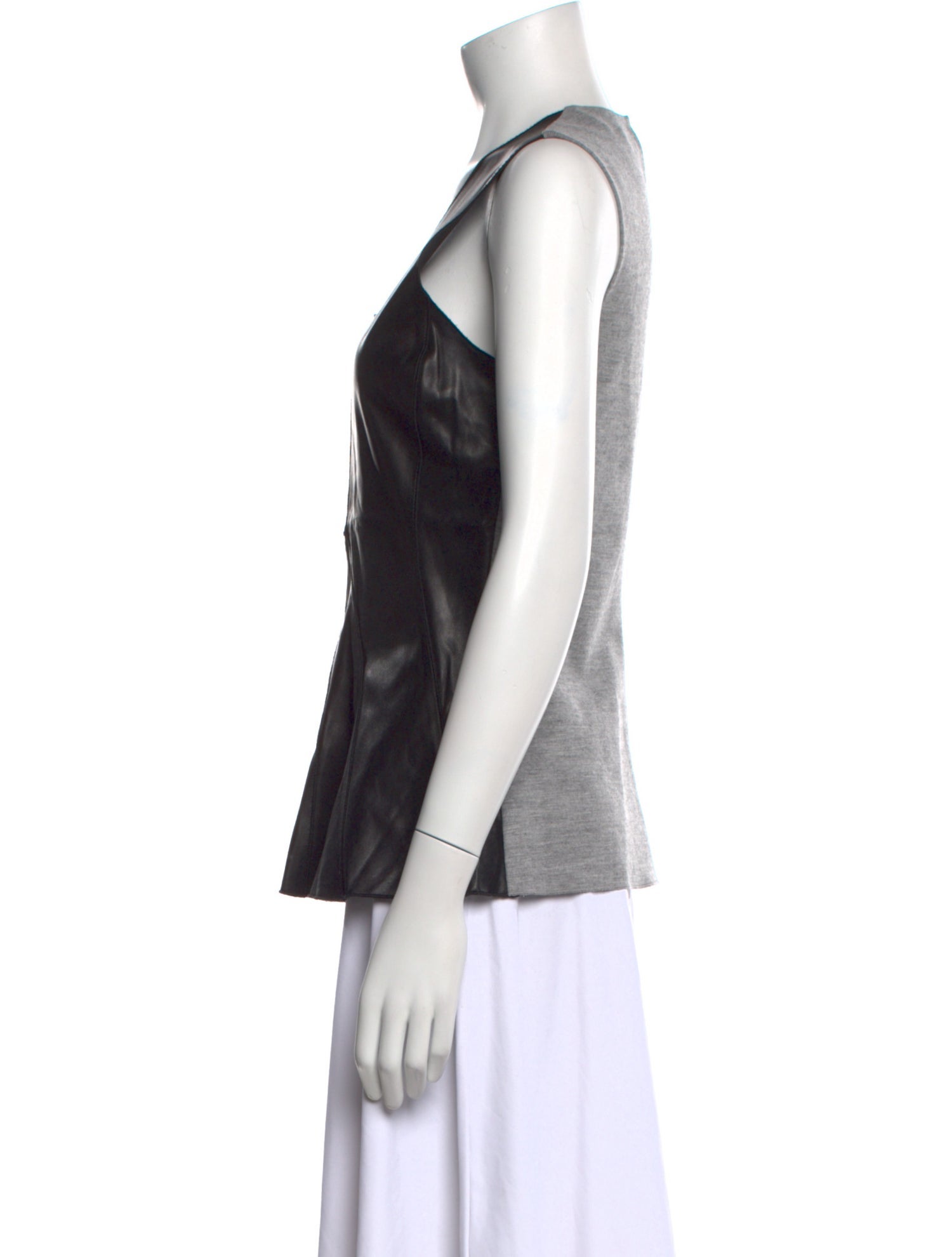 Derek Lam Silk Scoop Neck Top