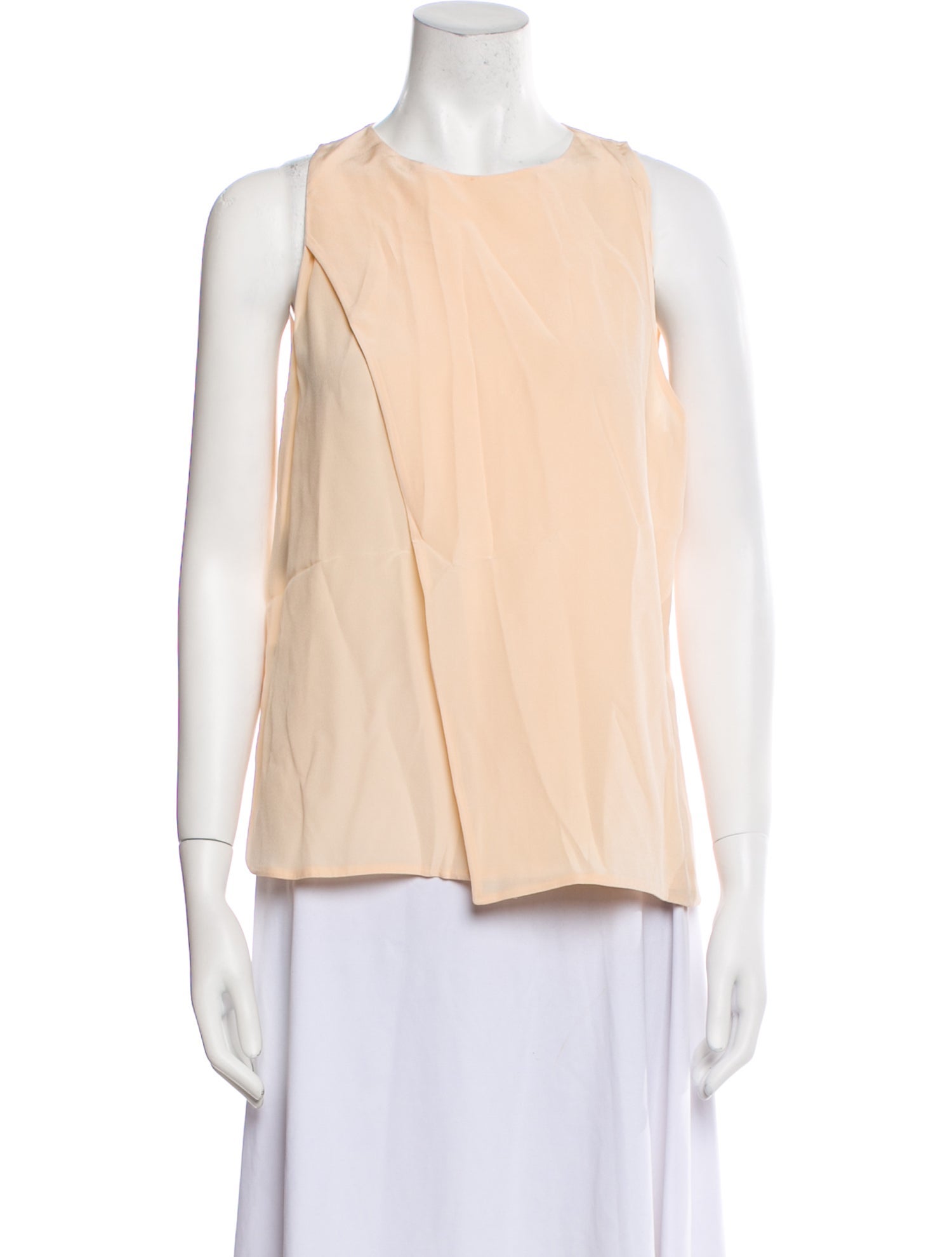 Derek Lam Silk Crew Neck Blouse