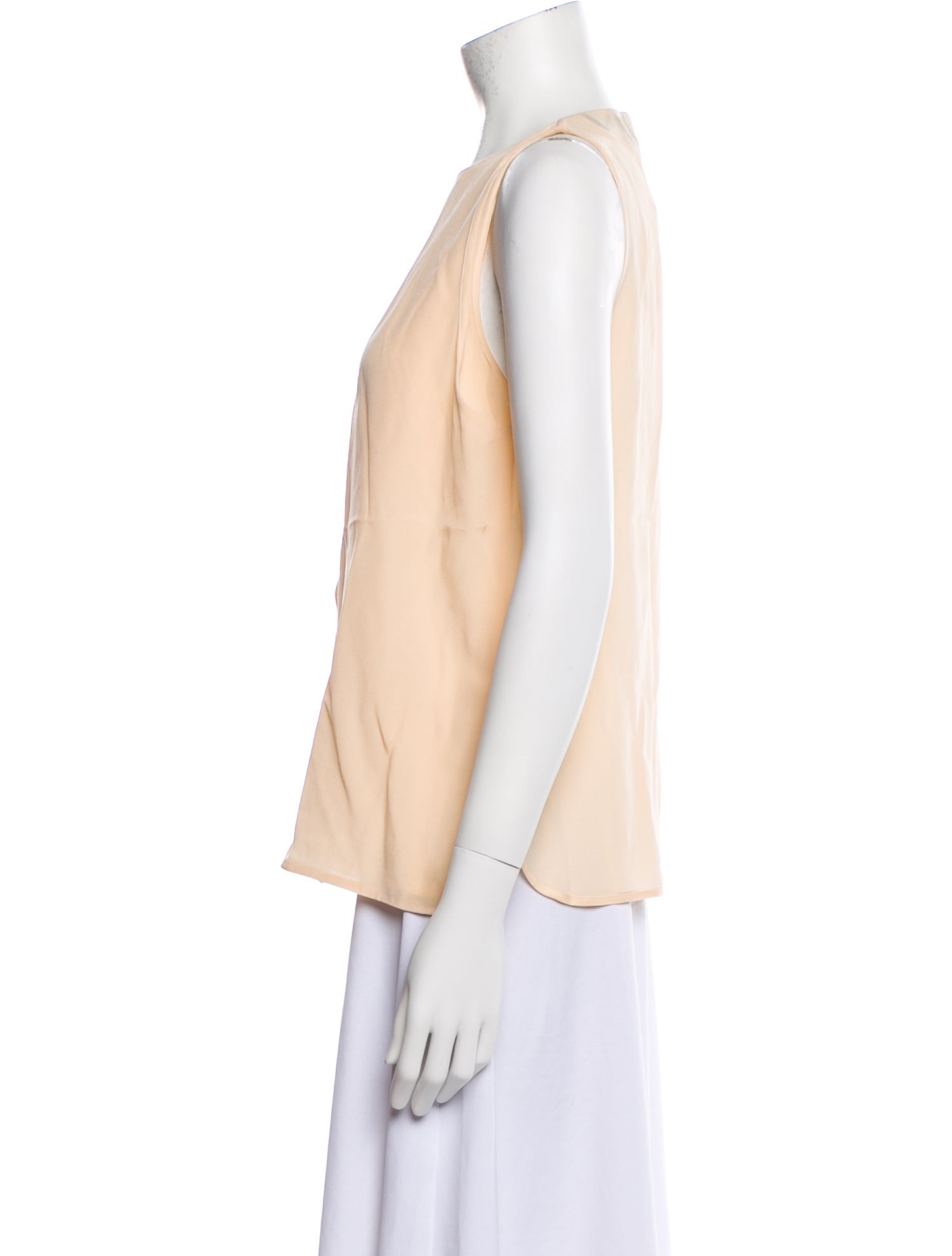 Derek Lam Silk Crew Neck Blouse