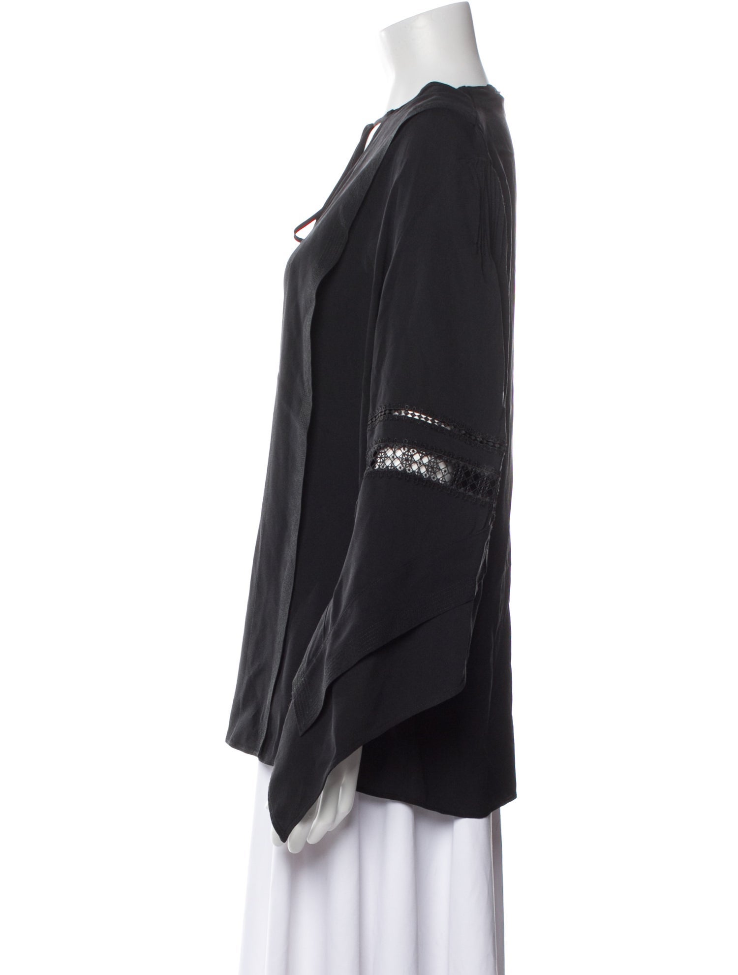 Derek Lam Silk V-Neck Blouse