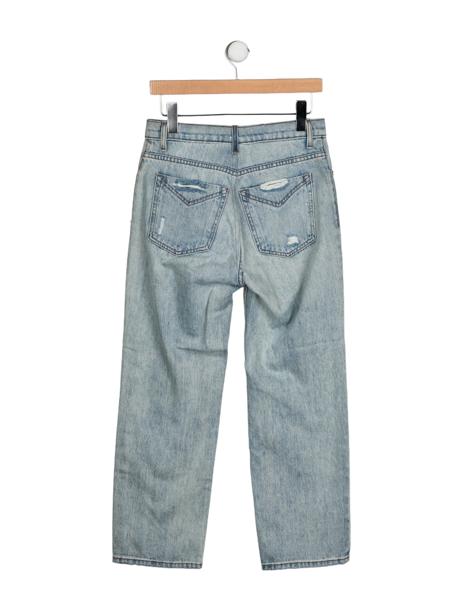 Derek Lam Mid-Rise Straight Leg Jeans